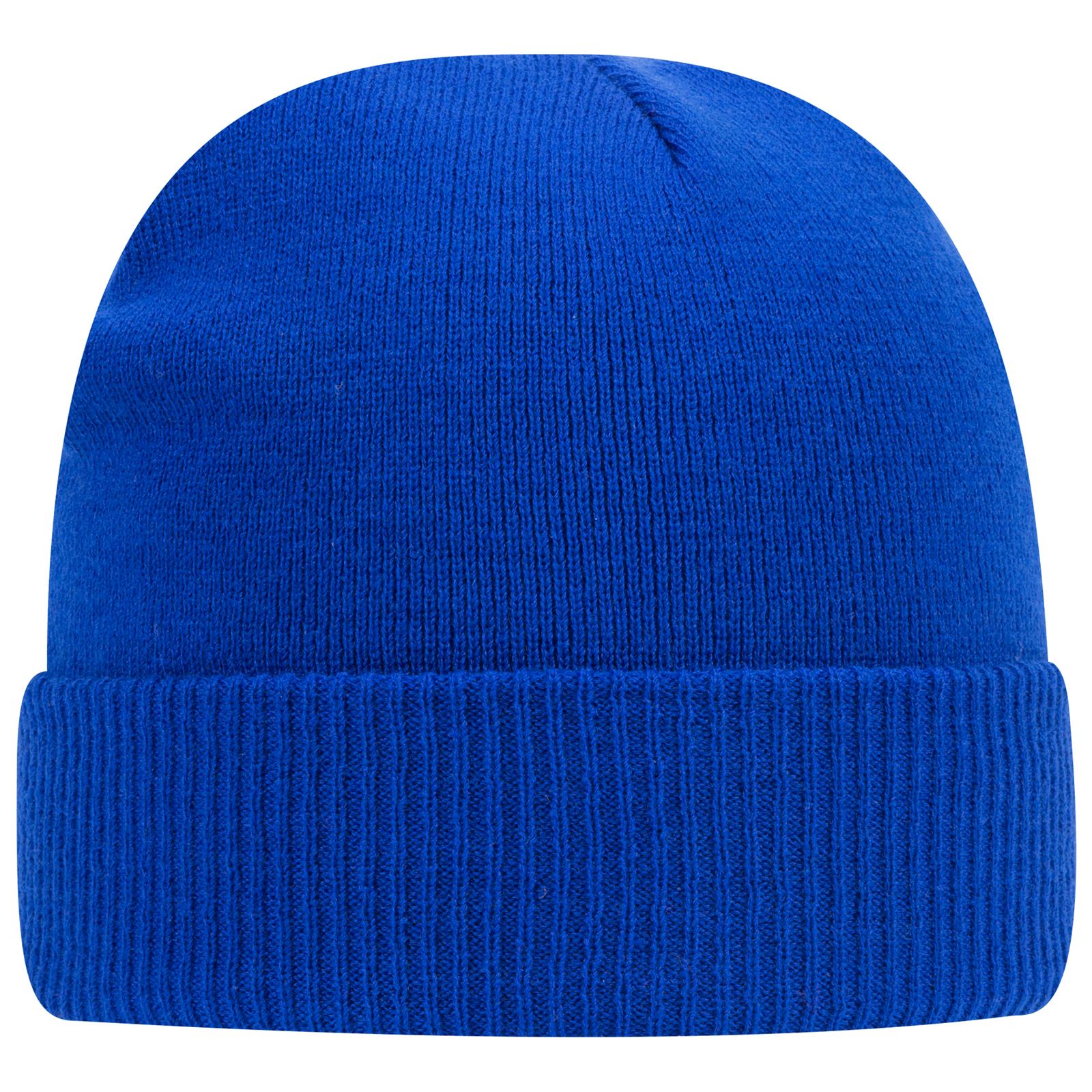 Custom Embroidered or DTF Printed - OTTO CAP® 12" Classic Knit Beanie w/ Rib Knit Cuff