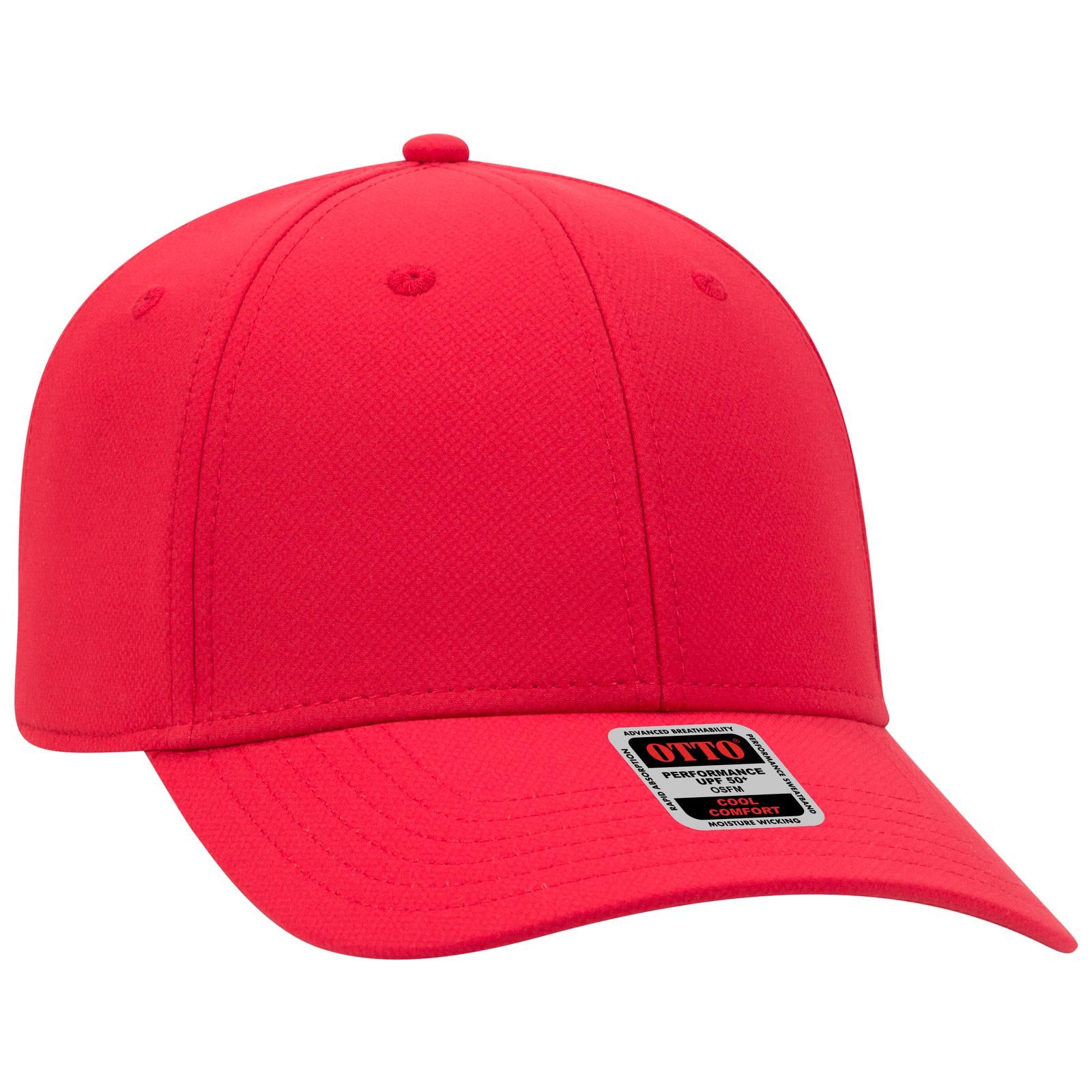 Custom Embroidered or DTF Printed - OTTO CAP® UPF 50+ 6 Panel Low Profile Baseball Cap