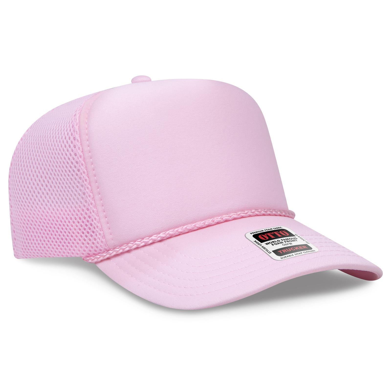 Custom Embroidered or DTF Printed - OTTO CAP® 5 Panel High Crown Air Mesh Back Trucker Hat