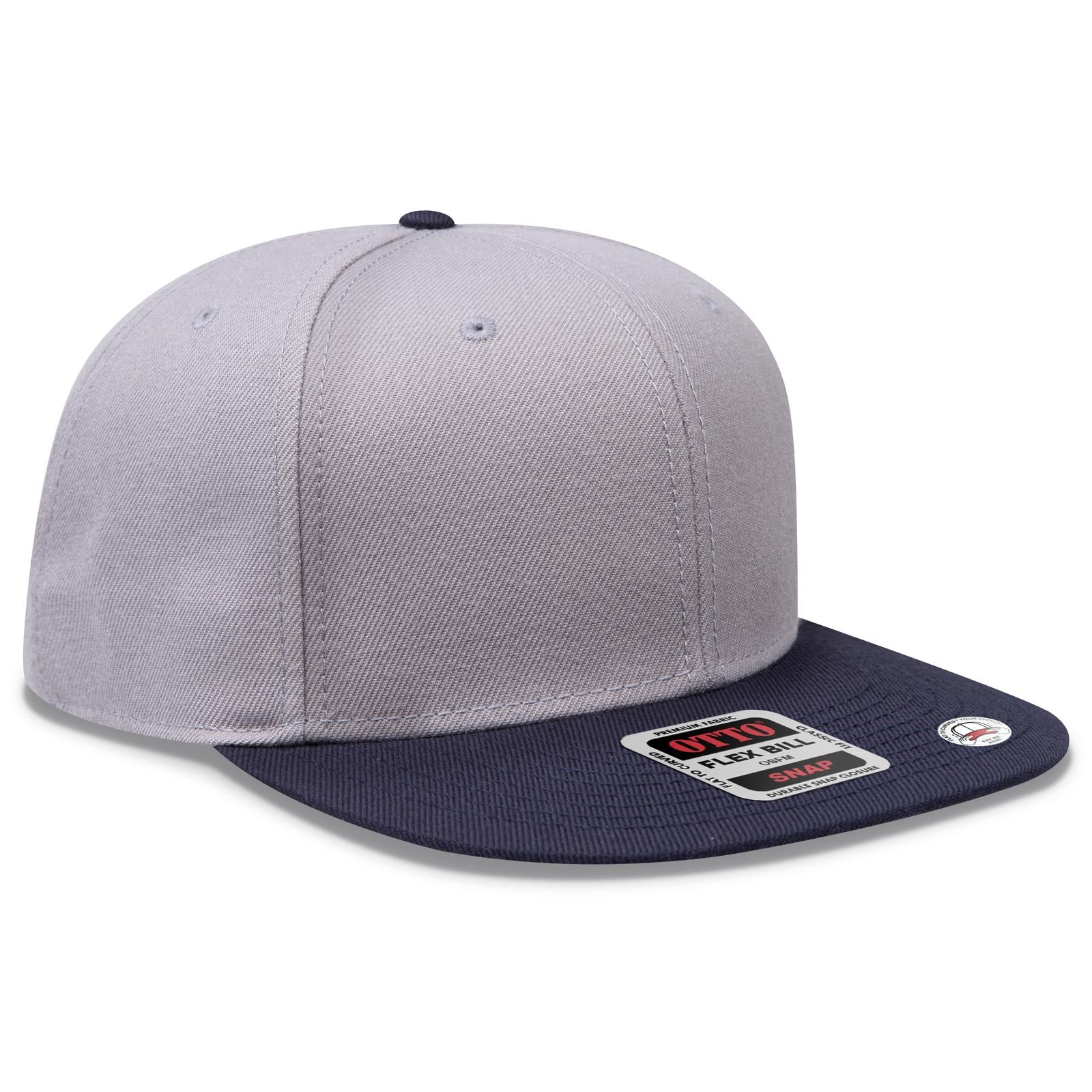 Custom Embroidered or DTF Printed - OTTO CAP® OTTO SNAP 6 Panel Pro Style Snapback Hat