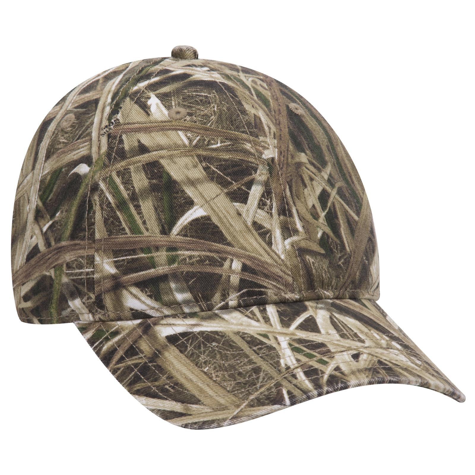 Custom Embroidered or DTF Printed - OTTO CAP® Mossy Oak Camouflage 6 Panel Low Profile Dad Hat