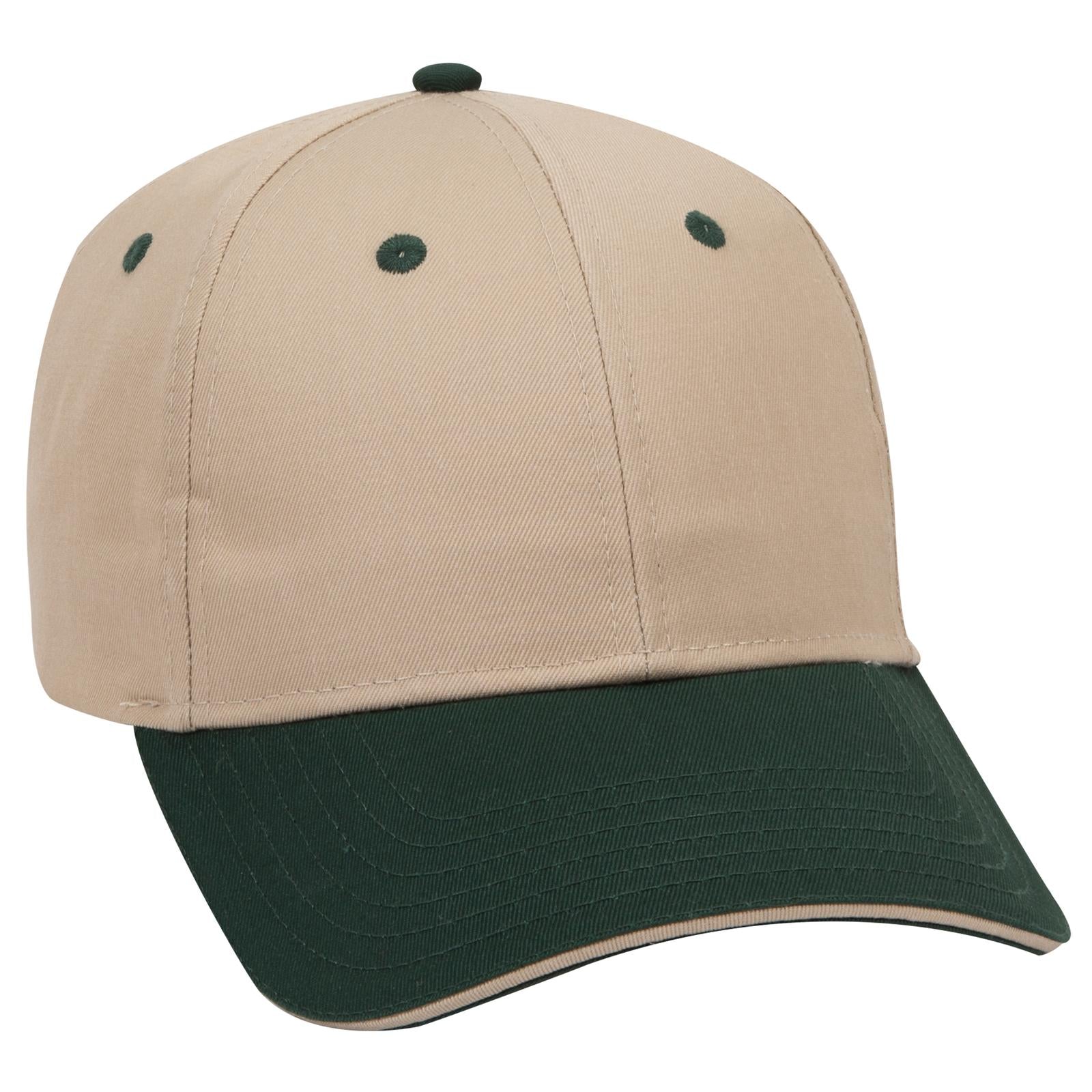 Custom Embroidered or DTF Printed - OTTO CAP® 6 Panel Low Profile Baseball Cap