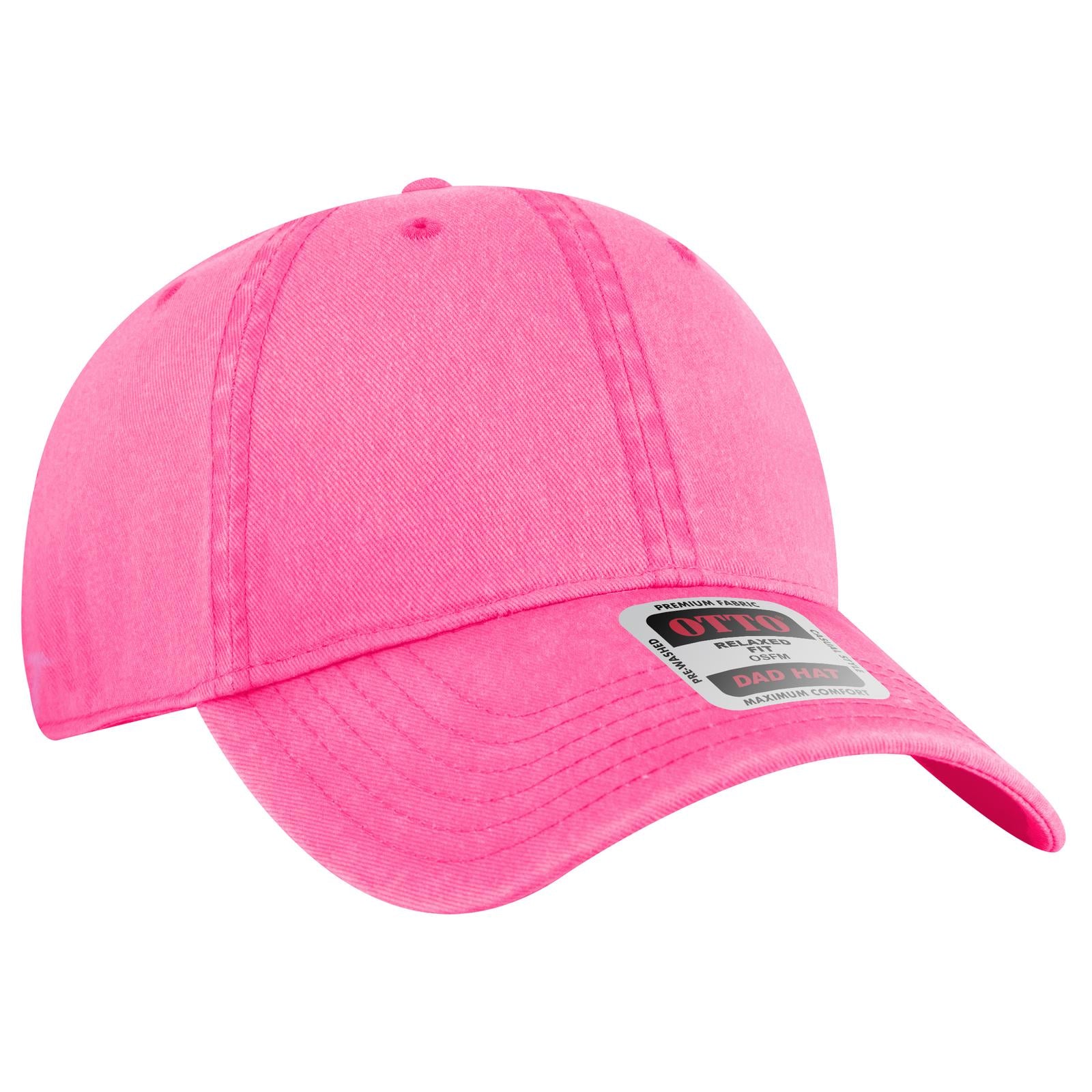Custom Embroidered - OTTO CAP 6 Panel Low Profile Dad Hat