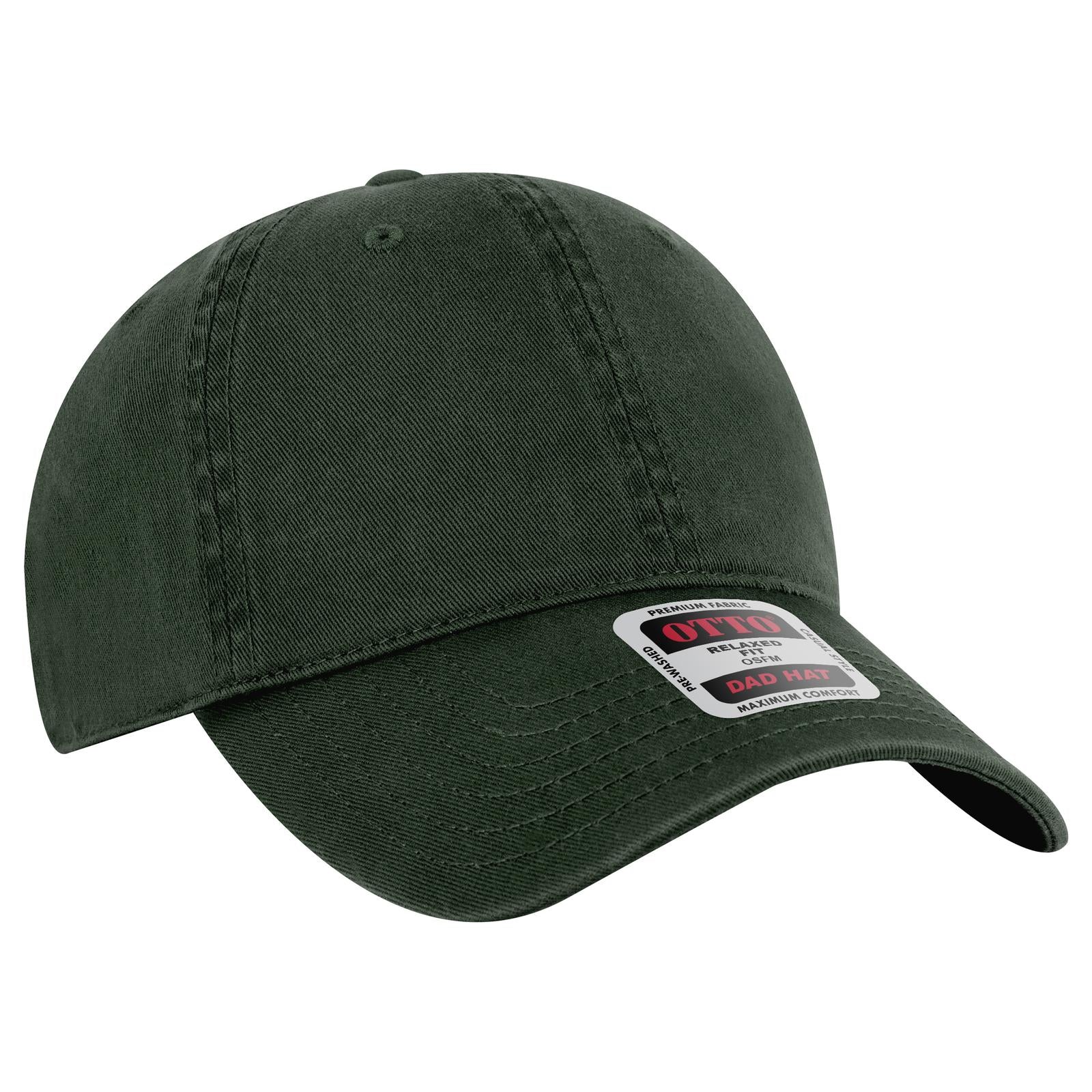 Custom Embroidered - OTTO CAP 6 Panel Low Profile Dad Hat