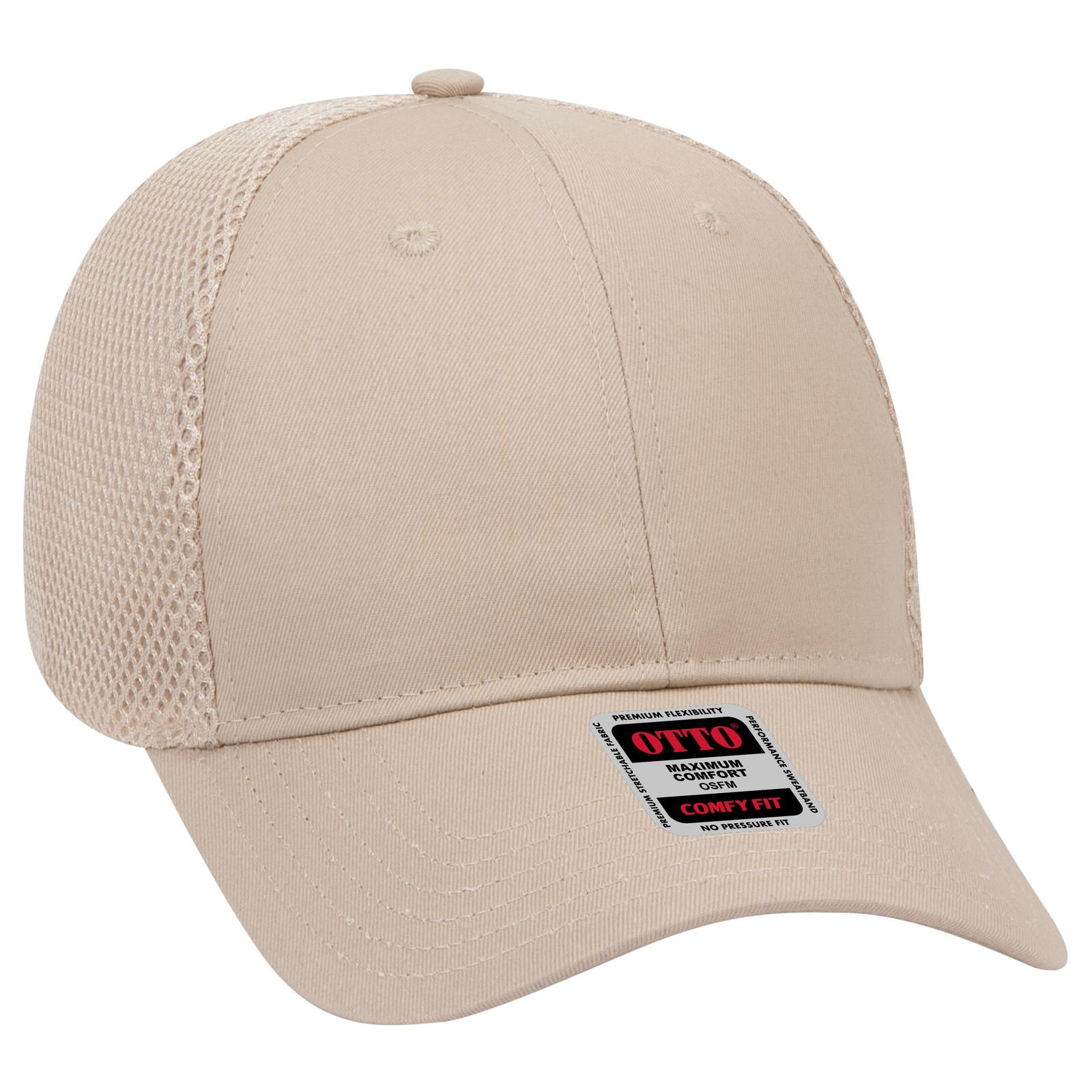 Custom Embroidered or DTF Printed - OTTO CAP® OTTO COMFY FIT® 6 Panel Low Profile Baseball Cap