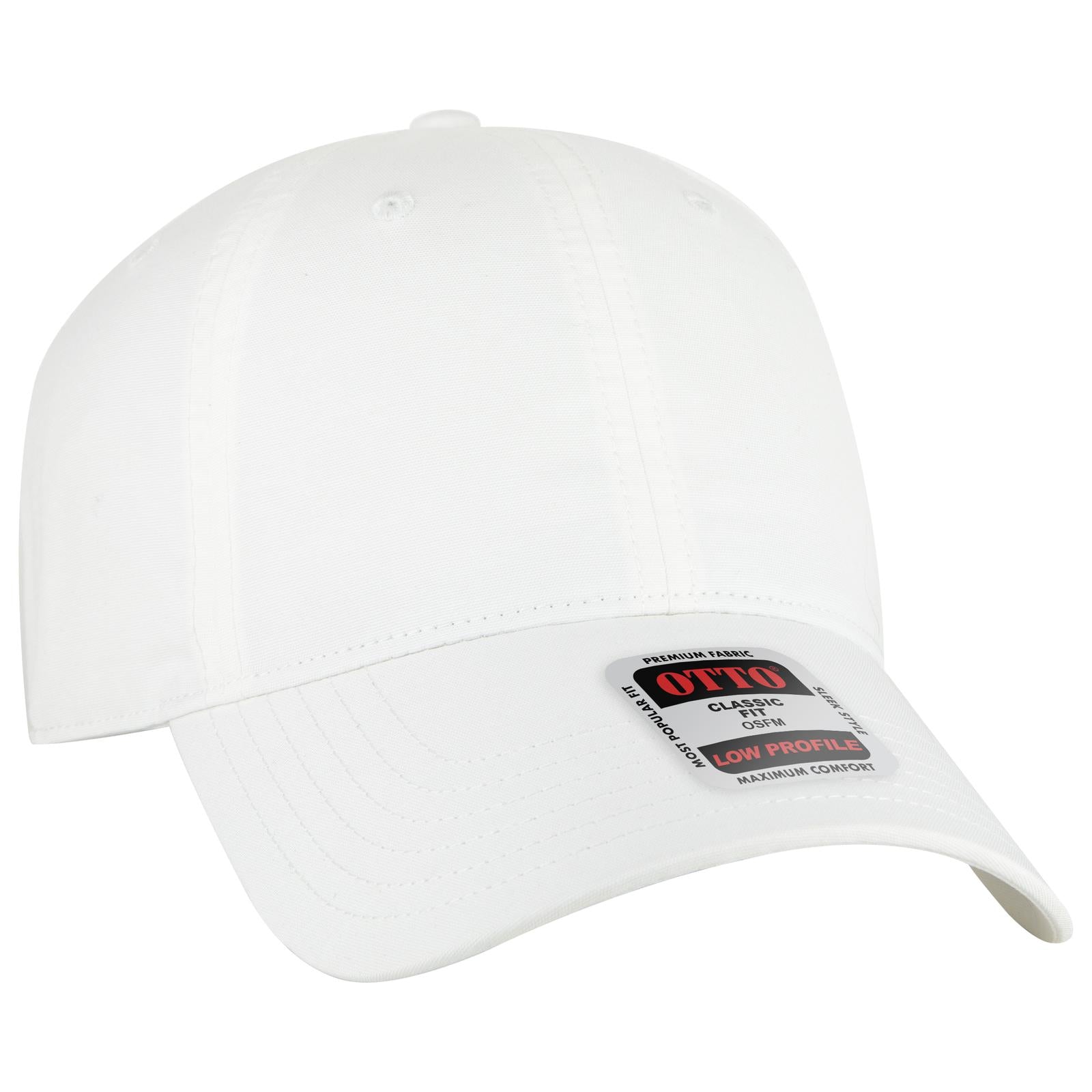 Custom Embroidered or DTF Printed - OTTO CAP® 6 Panel Low Profile Baseball Cap