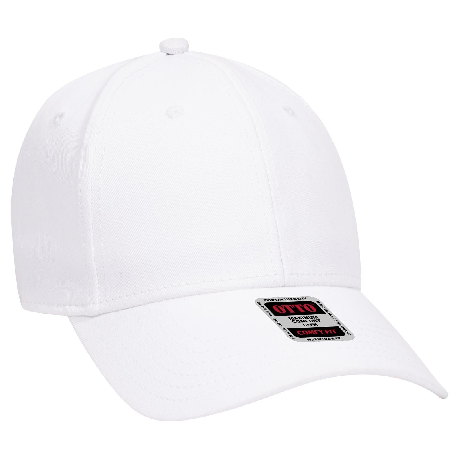 Custom Embroidered or DTF Printed - OTTO CAP® OTTO COMFY FIT® 6 Panel Low Profile Baseball Cap