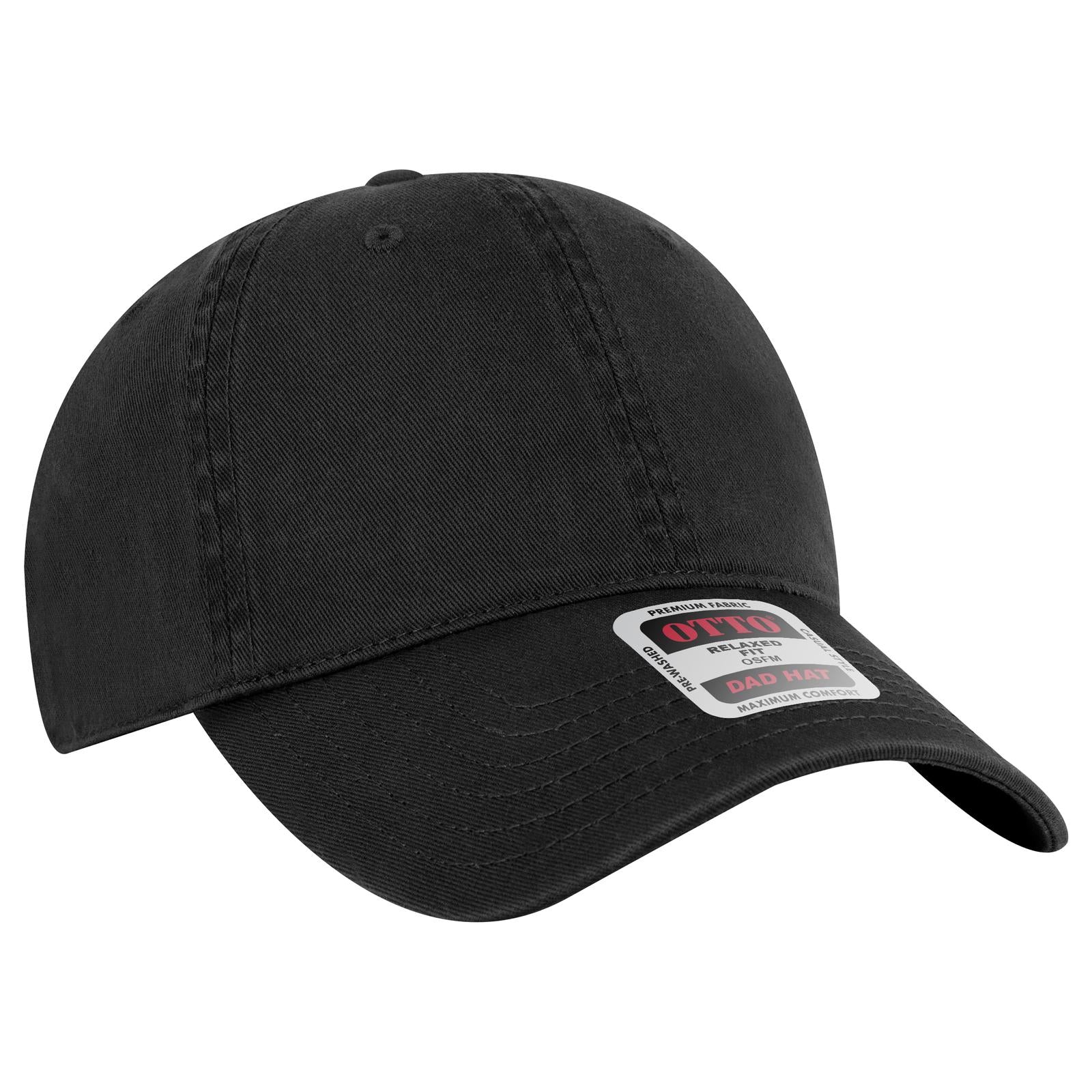 Custom Embroidered - OTTO CAP 6 Panel Low Profile Dad Hat
