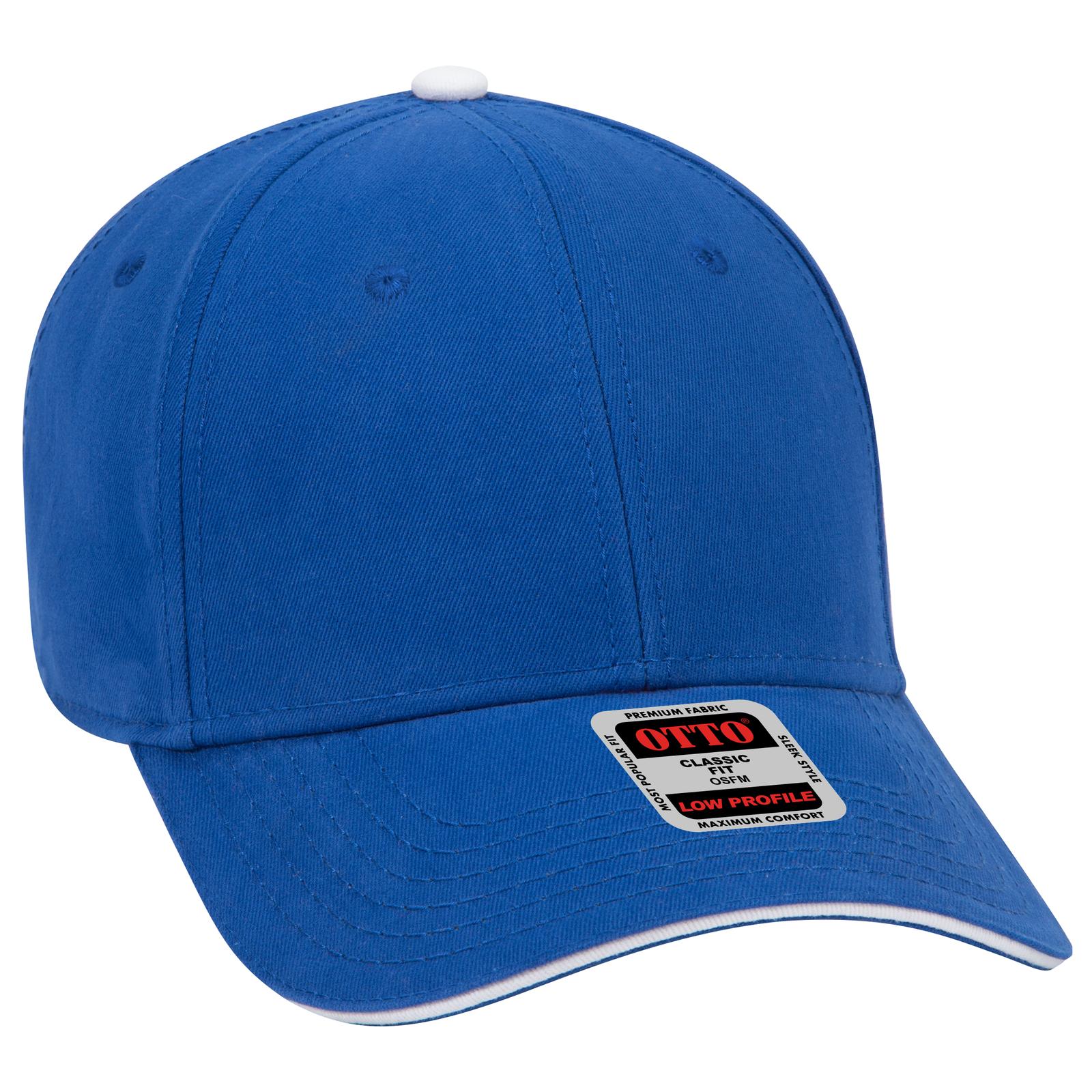 Custom Embroidered or DTF Printed - OTTO CAP® 6 Panel Low Profile Baseball Cap