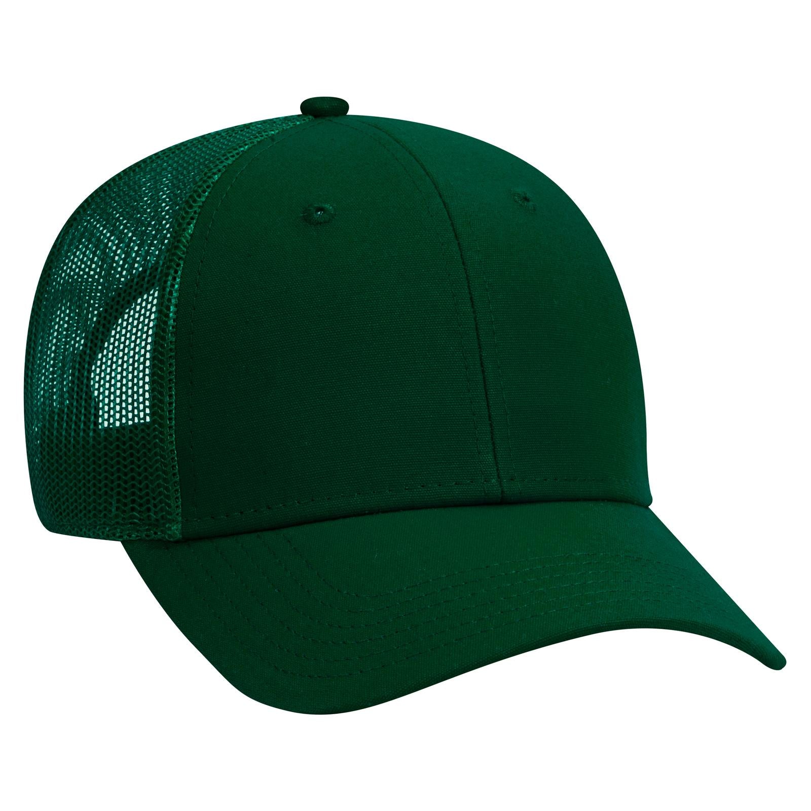 Custom Embroidered or DTF Printed - OTTO CAP® 6 Panel Low Profile Mesh Back Trucker Hat