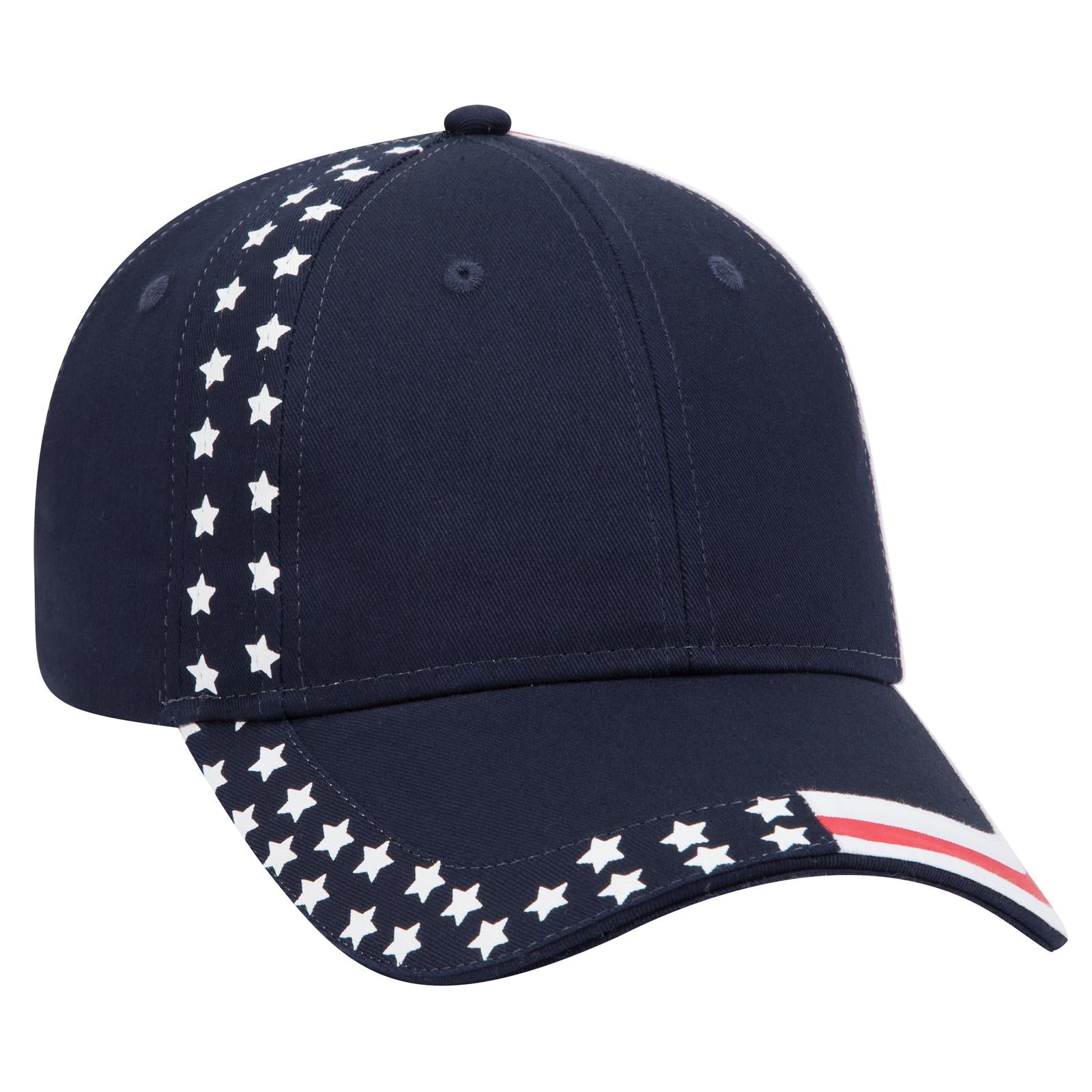 Custom Embroidered or DTF Printed - OTTO CAP® 6 Panel Low Profile Baseball Cap