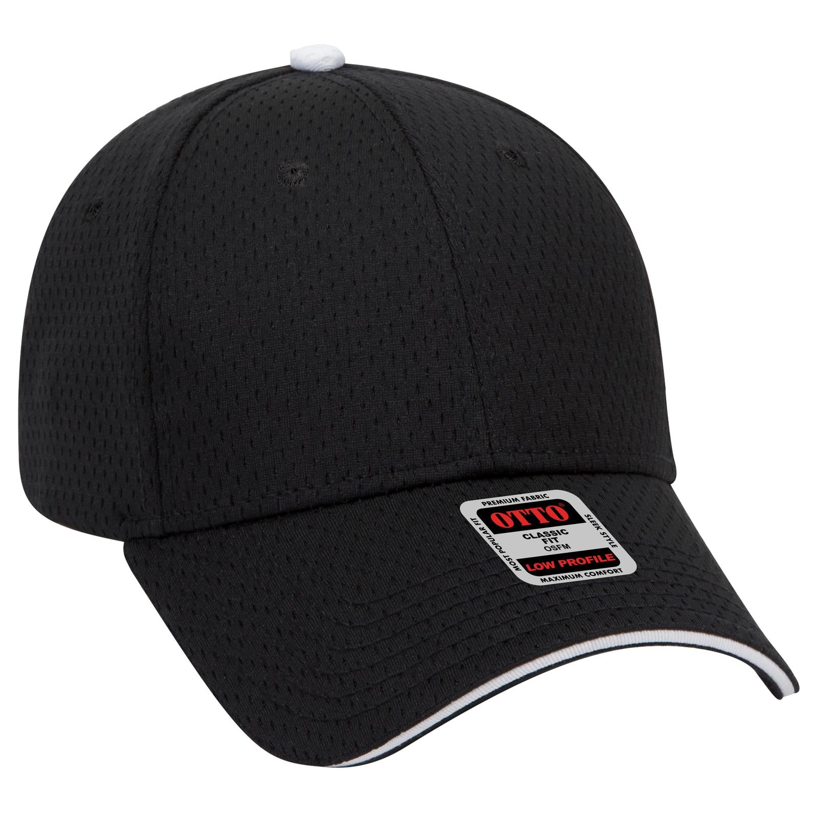 Custom Embroidered or DTF Printed - OTTO CAP® 6 Panel Low Profile Baseball Cap