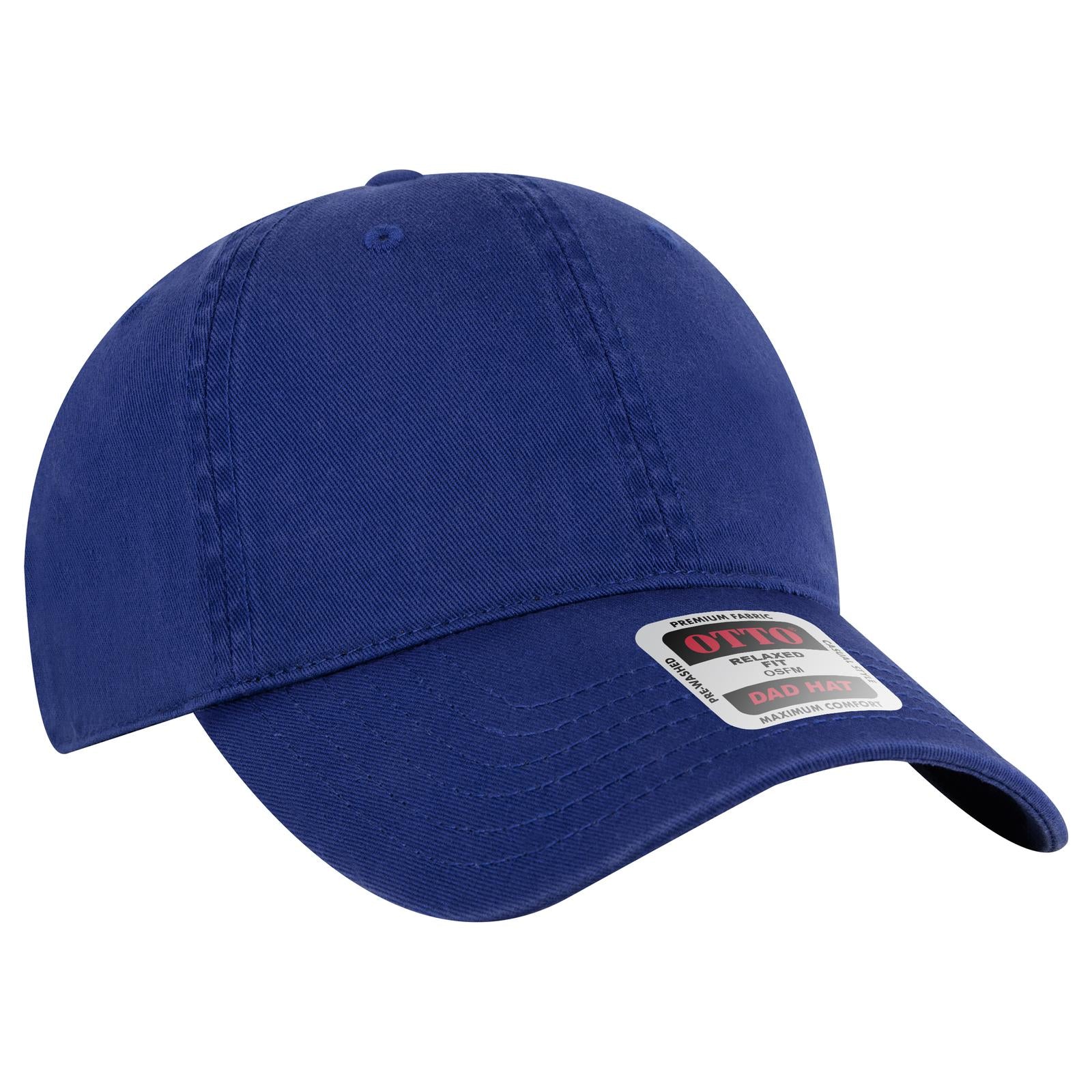 Custom Embroidered - OTTO CAP 6 Panel Low Profile Dad Hat
