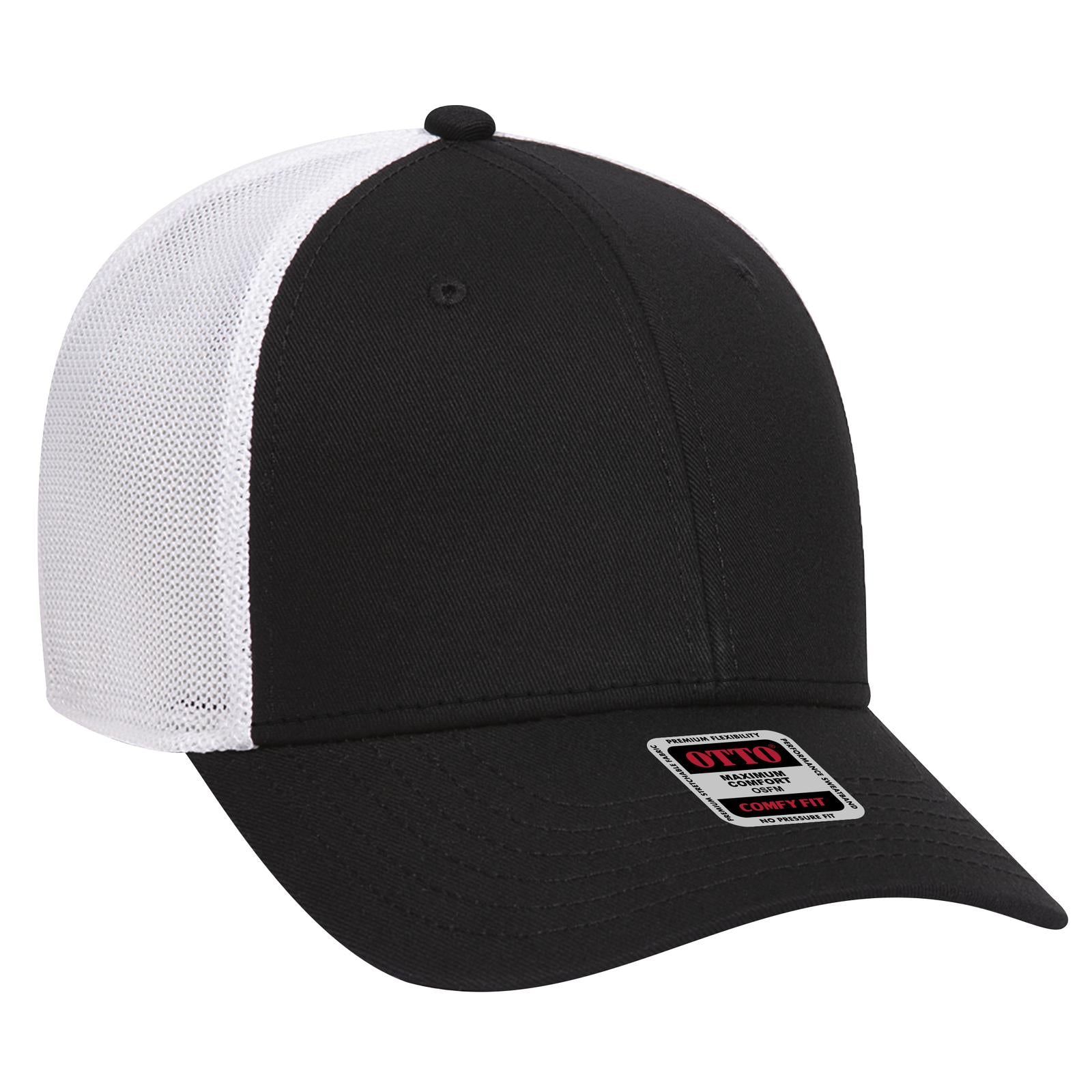 Custom Embroidered or DTF Printed - OTTO CAP® OTTO COMFY FIT® 6 Panel Low Profile Mesh Back Trucker Hat
