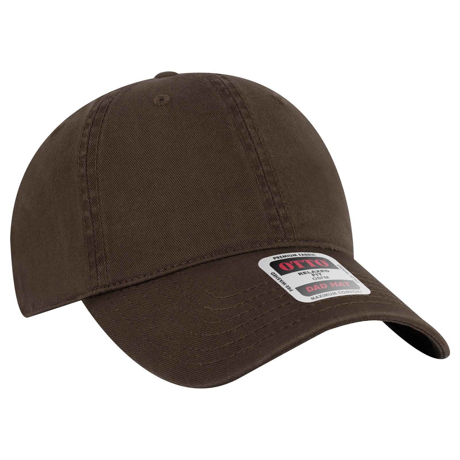 Custom Embroidered - OTTO CAP 6 Panel Low Profile Dad Hat