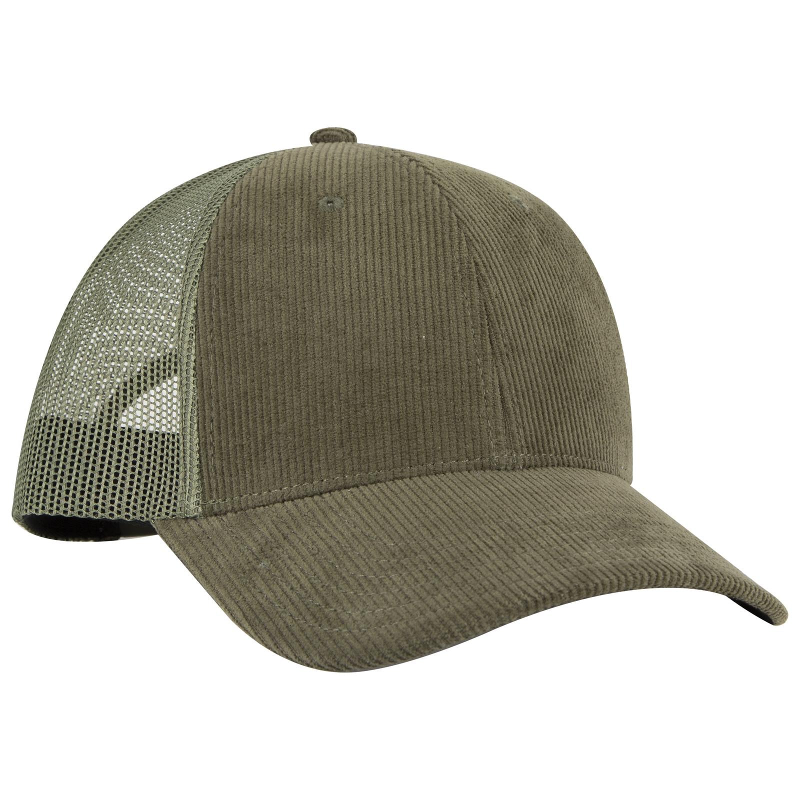 Custom Embroidered - OTTO CAP 6 Panel Low Profile Mesh Back Trucker Hat