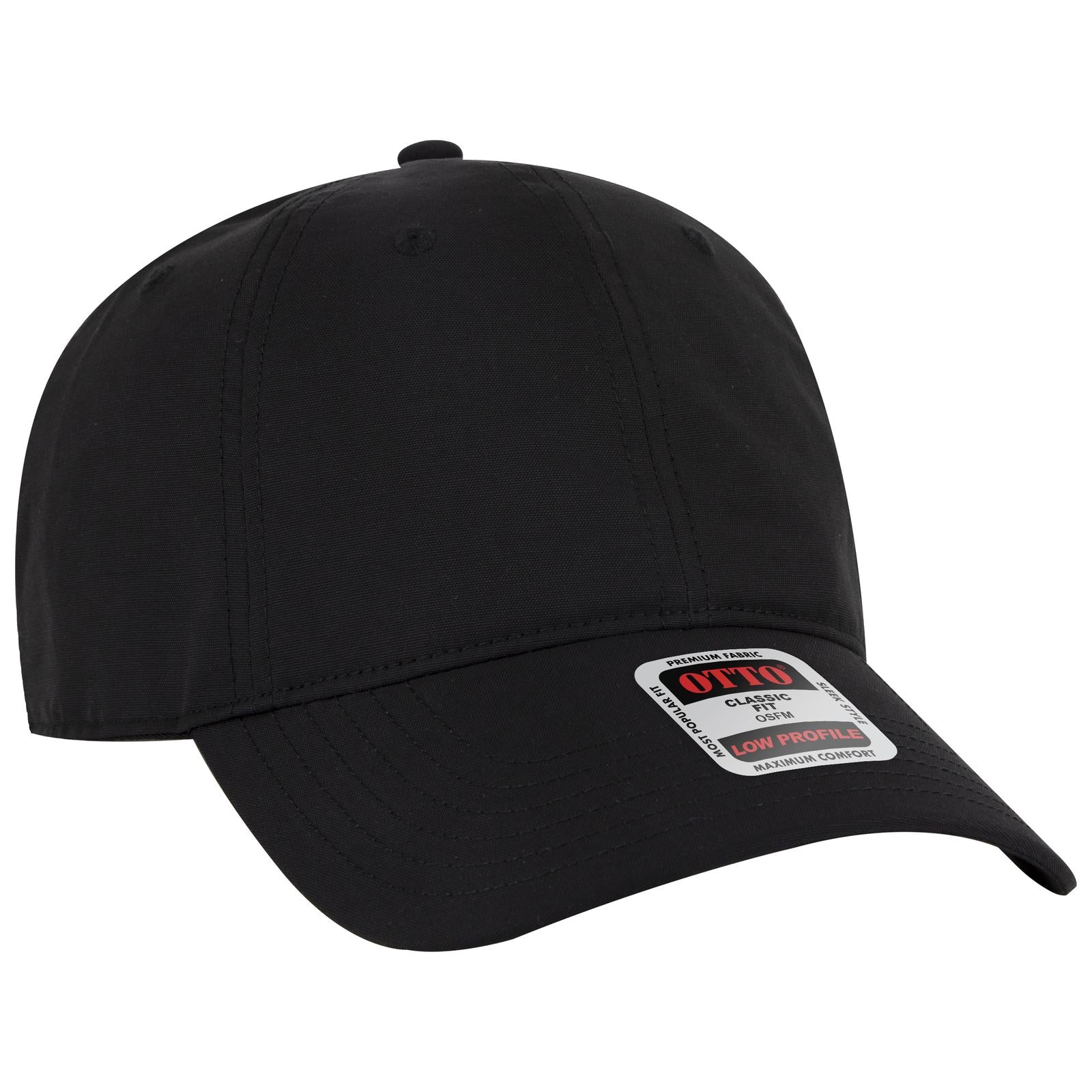 Custom Embroidered or DTF Printed - OTTO CAP® 6 Panel Low Profile Baseball Cap