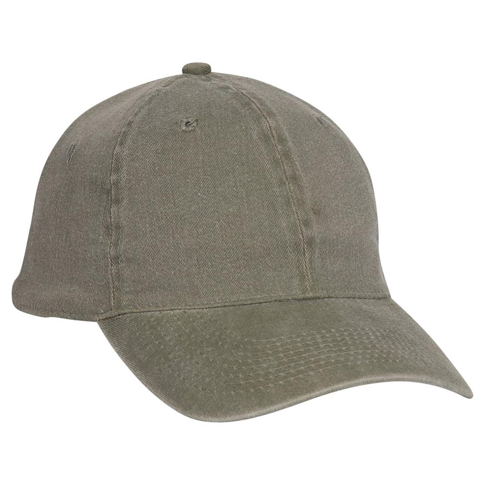 Custom Embroidered or DTF Printed - OTTO CAP® OTTO FLEX® Fitted 6 Panel Low Profile Dad Hat
