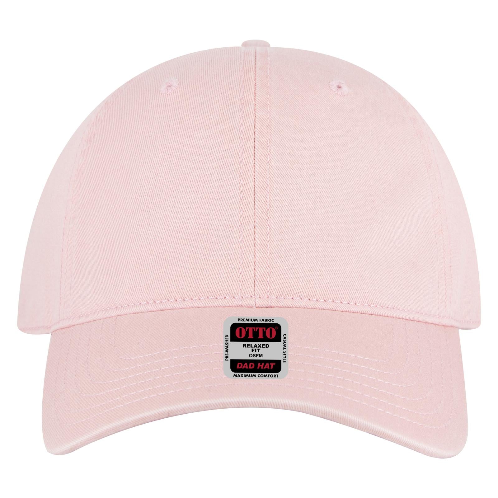 Custom Embroidered or DTF Printed - OTTO CAP® 6 Panel Low Profile Dad Hat