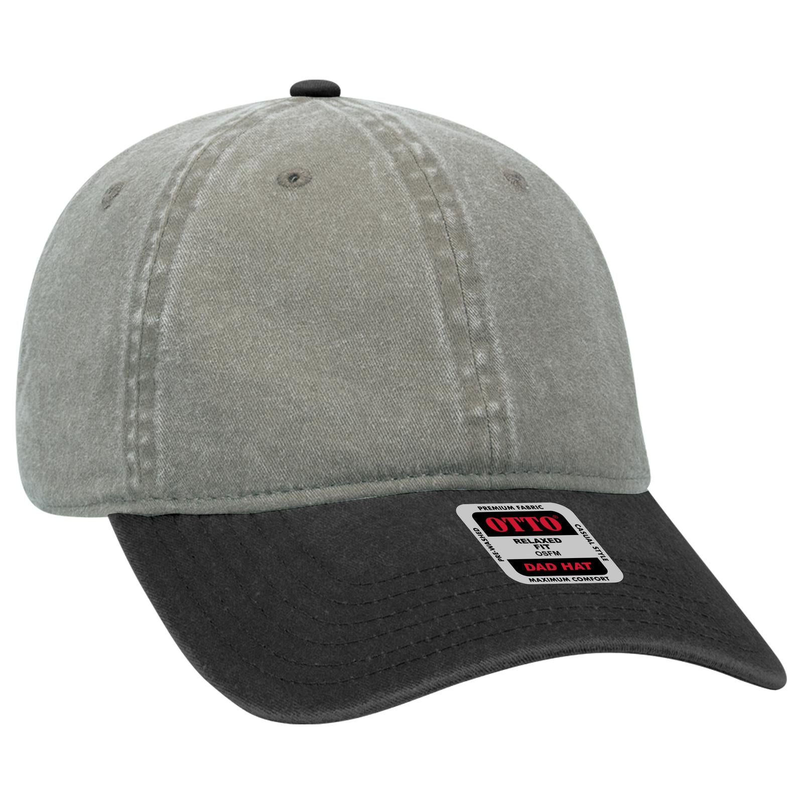 Custom Embroidered - OTTO CAP 6 Panel Low Profile Dad Hat