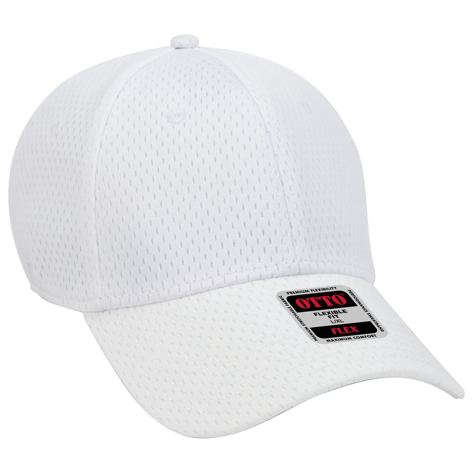 Custom Embroidered or DTF Printed - OTTO CAP® OTTO FLEX® Fitted 6 Panel Low Profile Baseball Cap