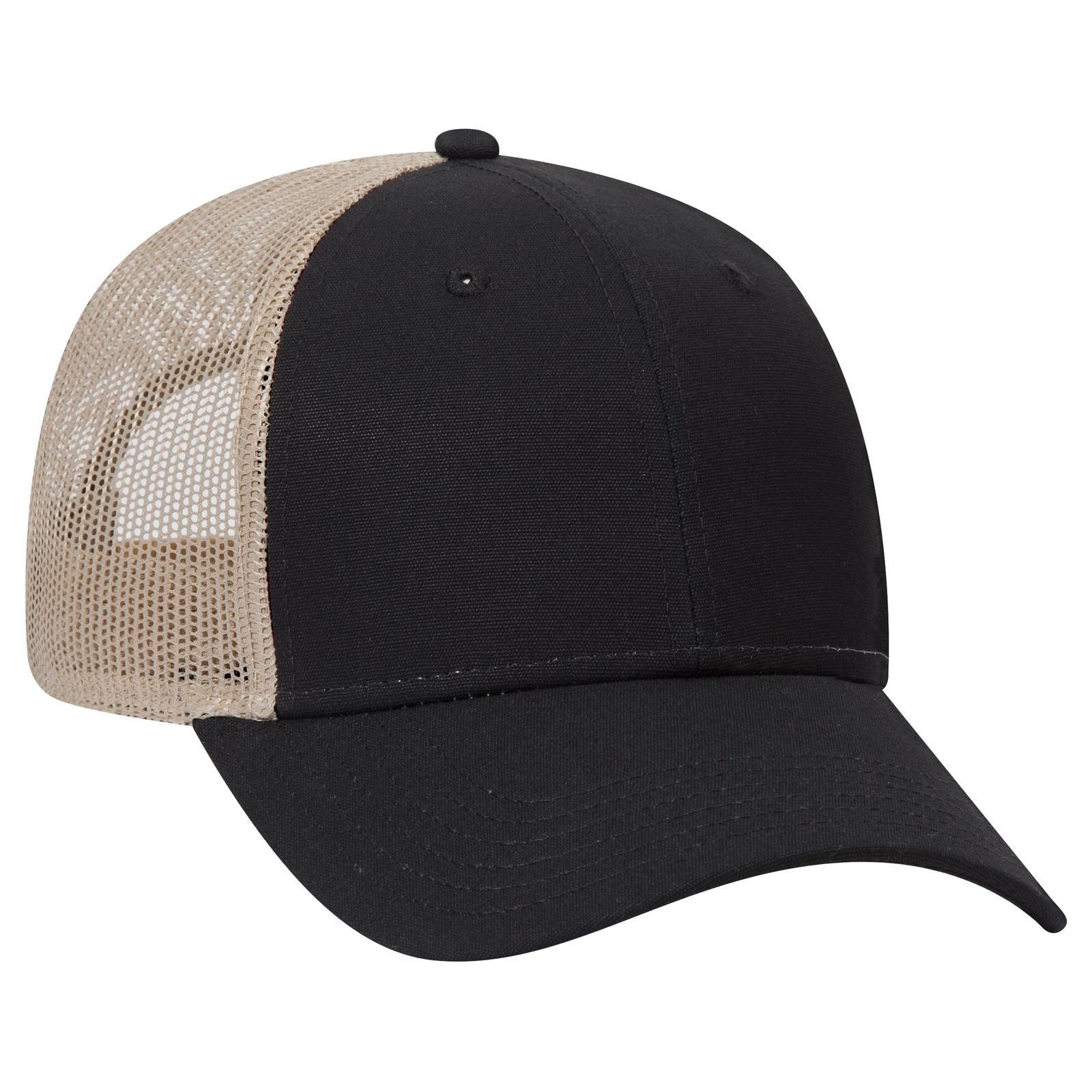 Custom Embroidered or DTF Printed - OTTO CAP® 6 Panel Low Profile Mesh Back Trucker Hat