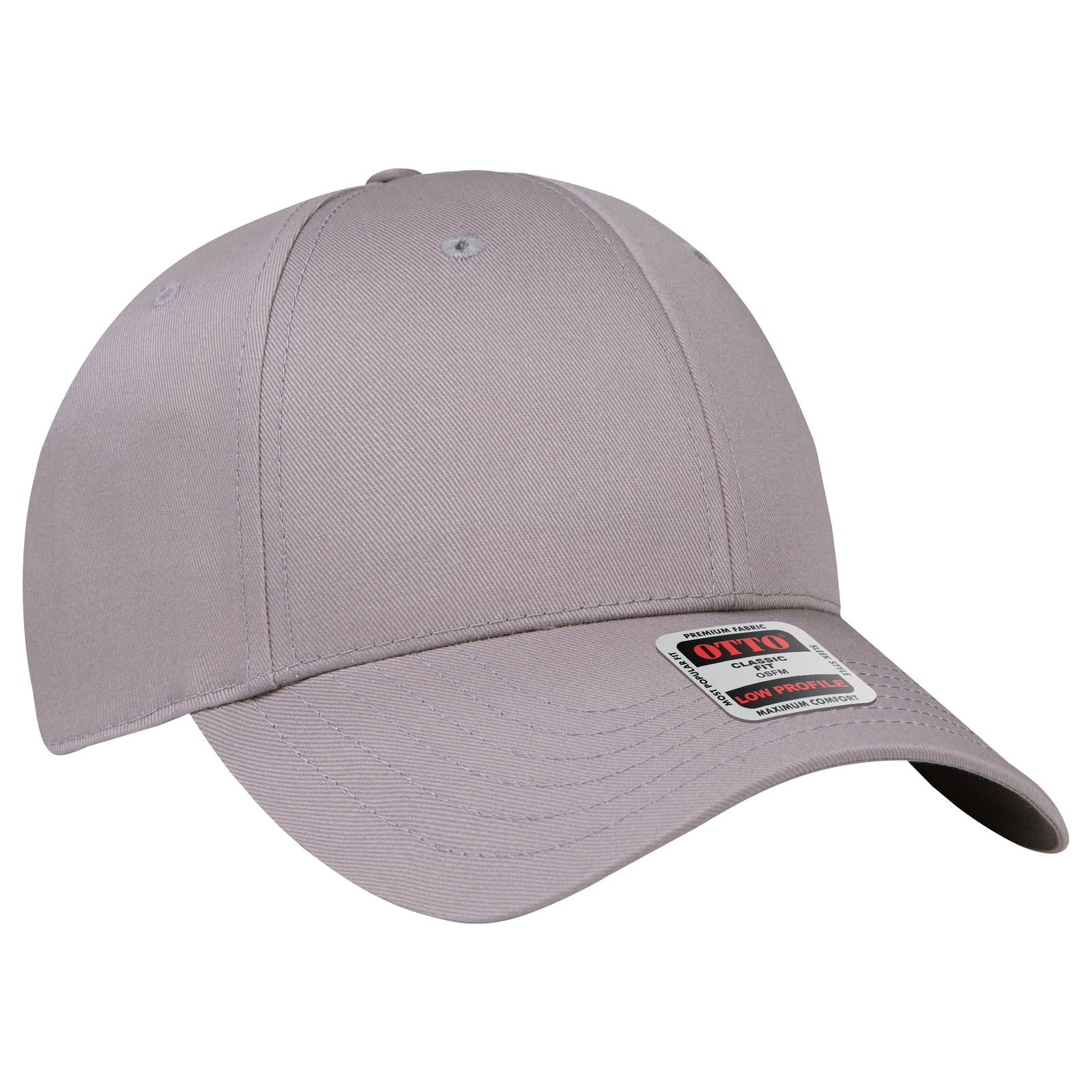 Custom Embroidered or DTF Printed - OTTO CAP® 6 Panel Low Profile Baseball Cap