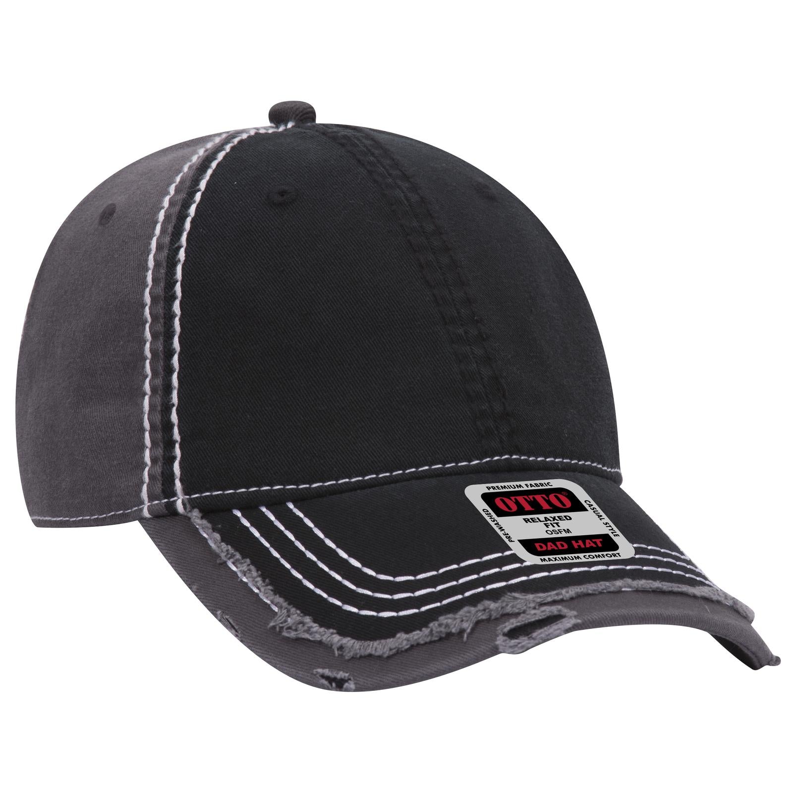 Custom Embroidered or DTF Printed - OTTO CAP® 6 Panel Low Profile Dad Hat