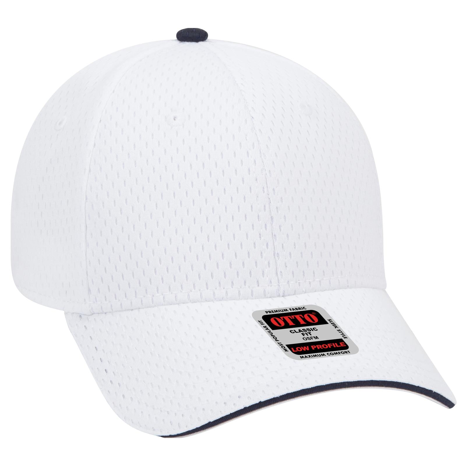 Custom Embroidered or DTF Printed - OTTO CAP® 6 Panel Low Profile Baseball Cap