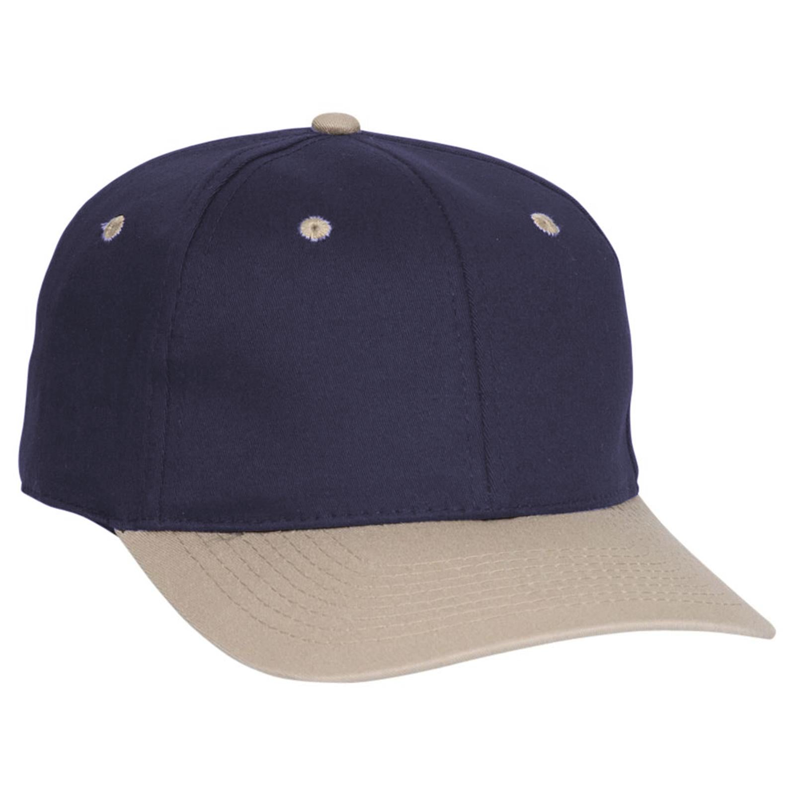 Custom Embroidered or DTF Printed - OTTO CAP® OTTO FLEX® Fitted 6 Panel Low Profile Baseball Cap