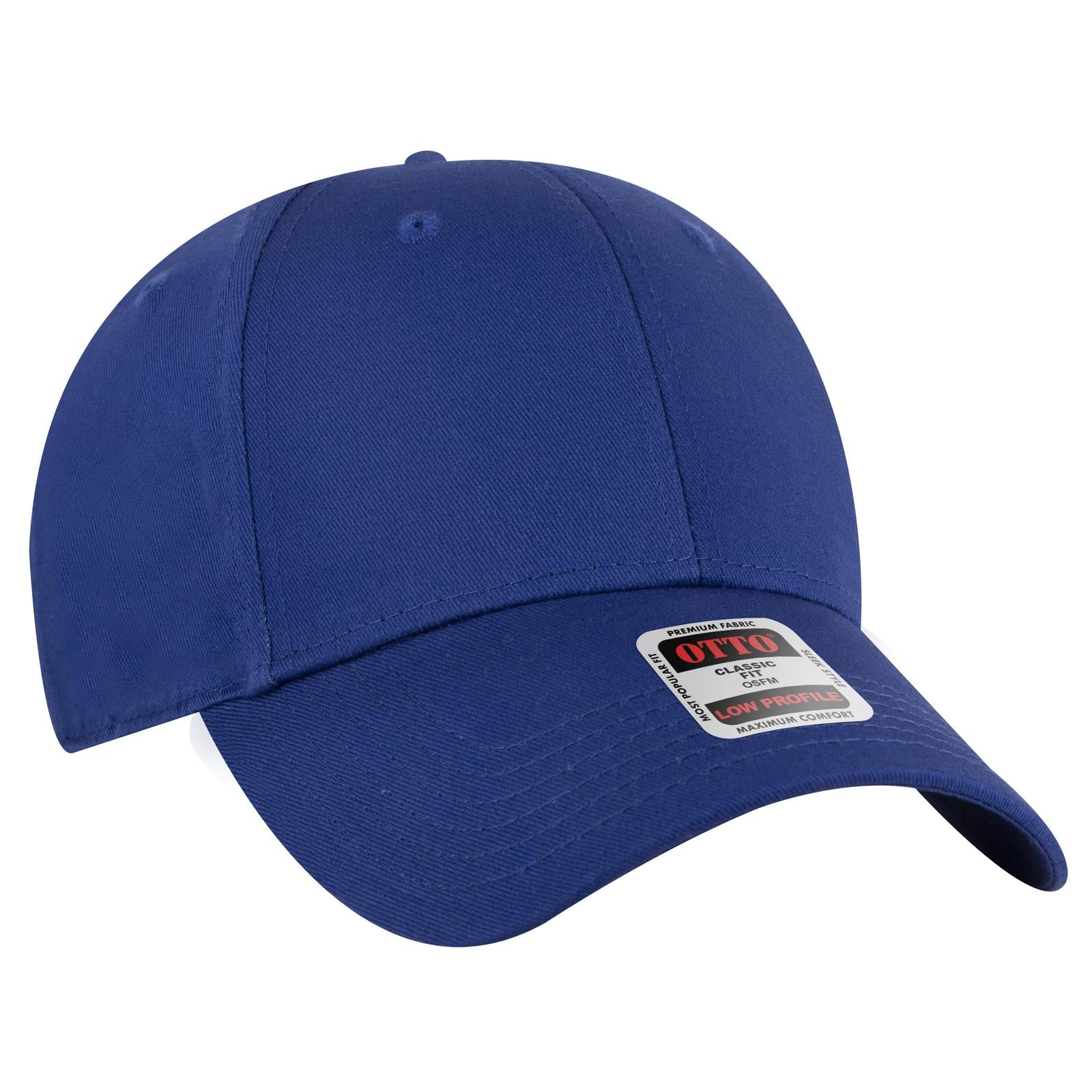 Custom Embroidered or DTF Printed - OTTO CAP® 6 Panel Low Profile Baseball Cap