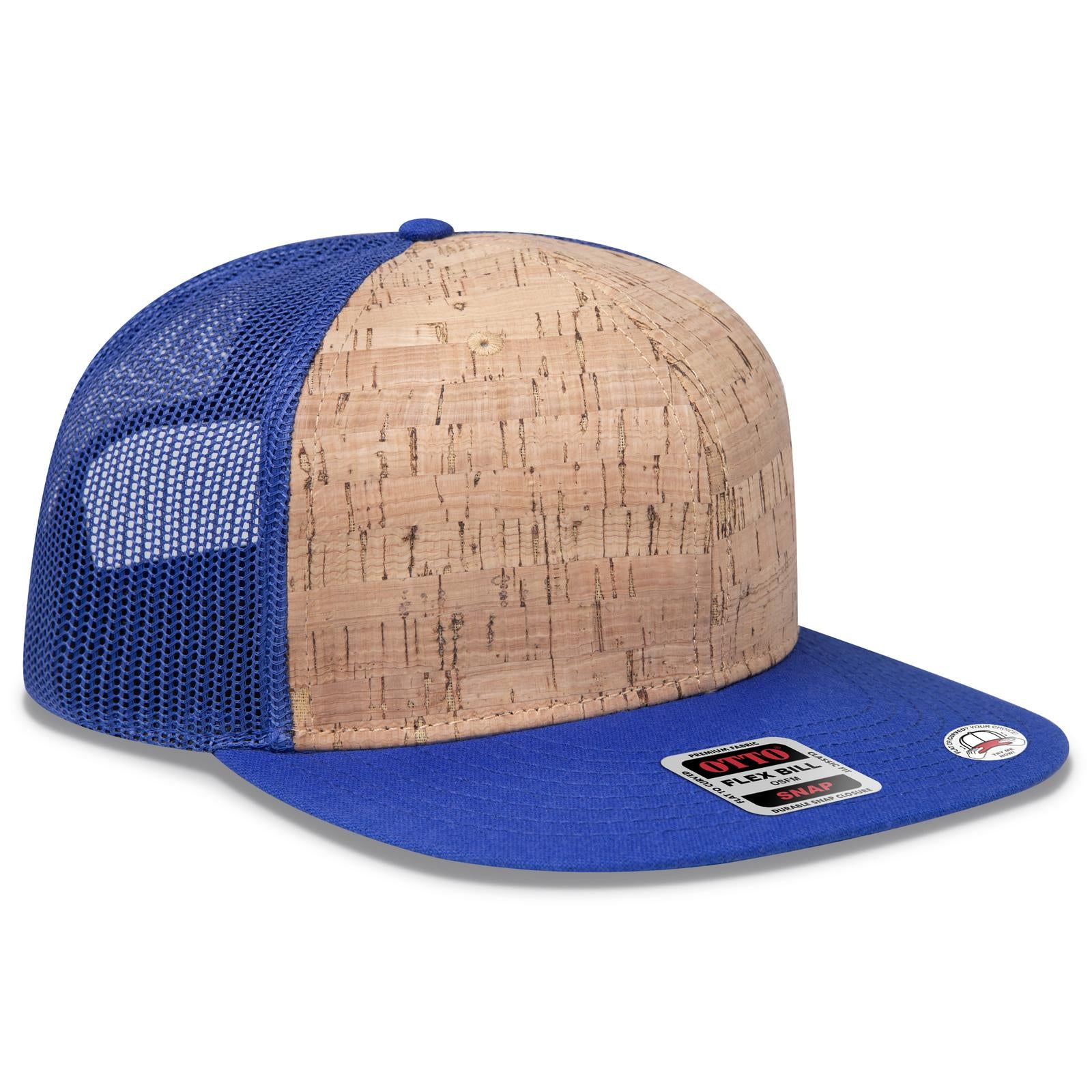 Custom Embroidered or DTF Printed - OTTO CAP® OTTO SNAP 6 Panel Pro Style Mesh Back Trucker Snapback Hat