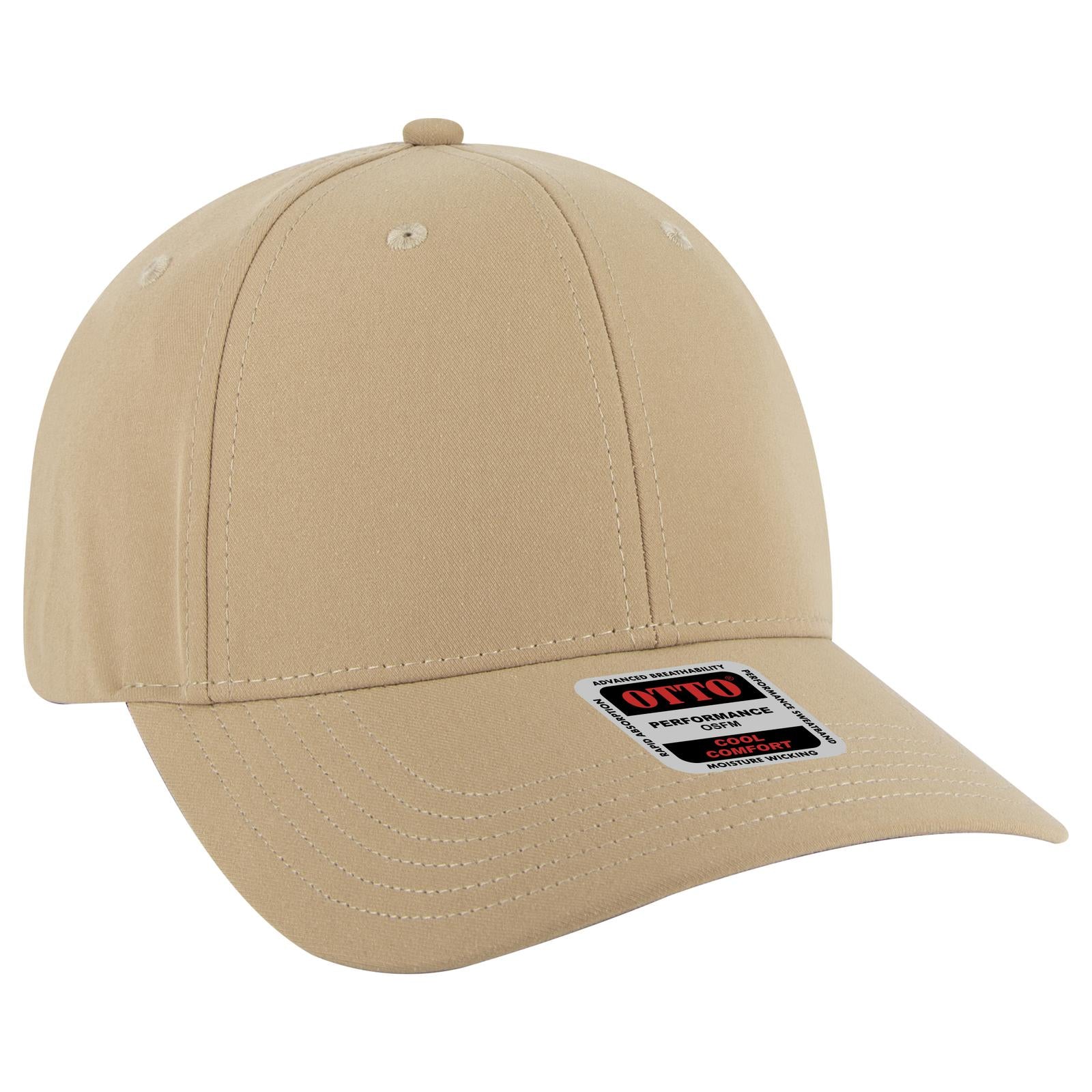Custom Embroidered or DTF Printed - OTTO CAP® 6 Panel Low Profile Baseball Cap
