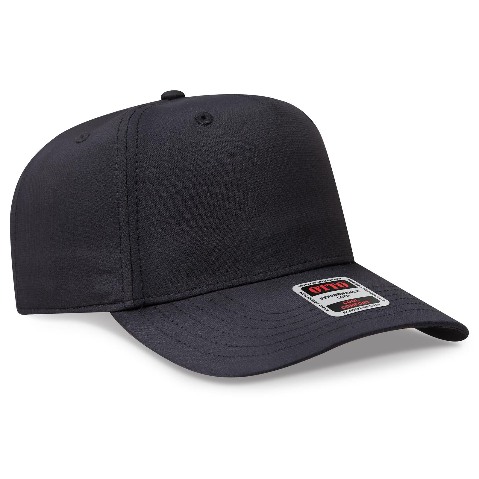 Custom Embroidered or DTF Printed - OTTO CAP® 5 Panel Mid Profile Baseball Cap