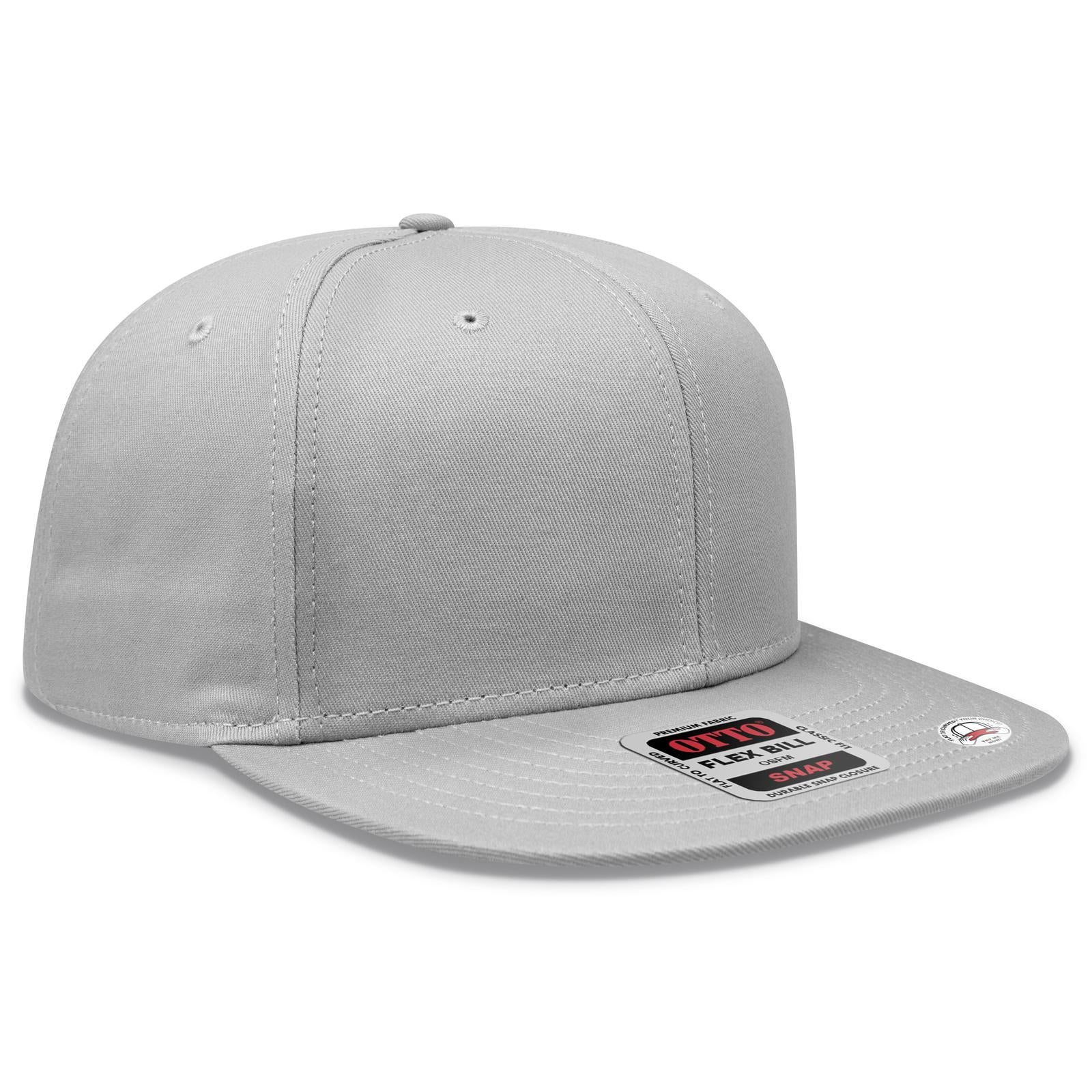 Custom Embroidered or DTF Printed - OTTO CAP® OTTO SNAP 6 Panel Pro Style Snapback Hat