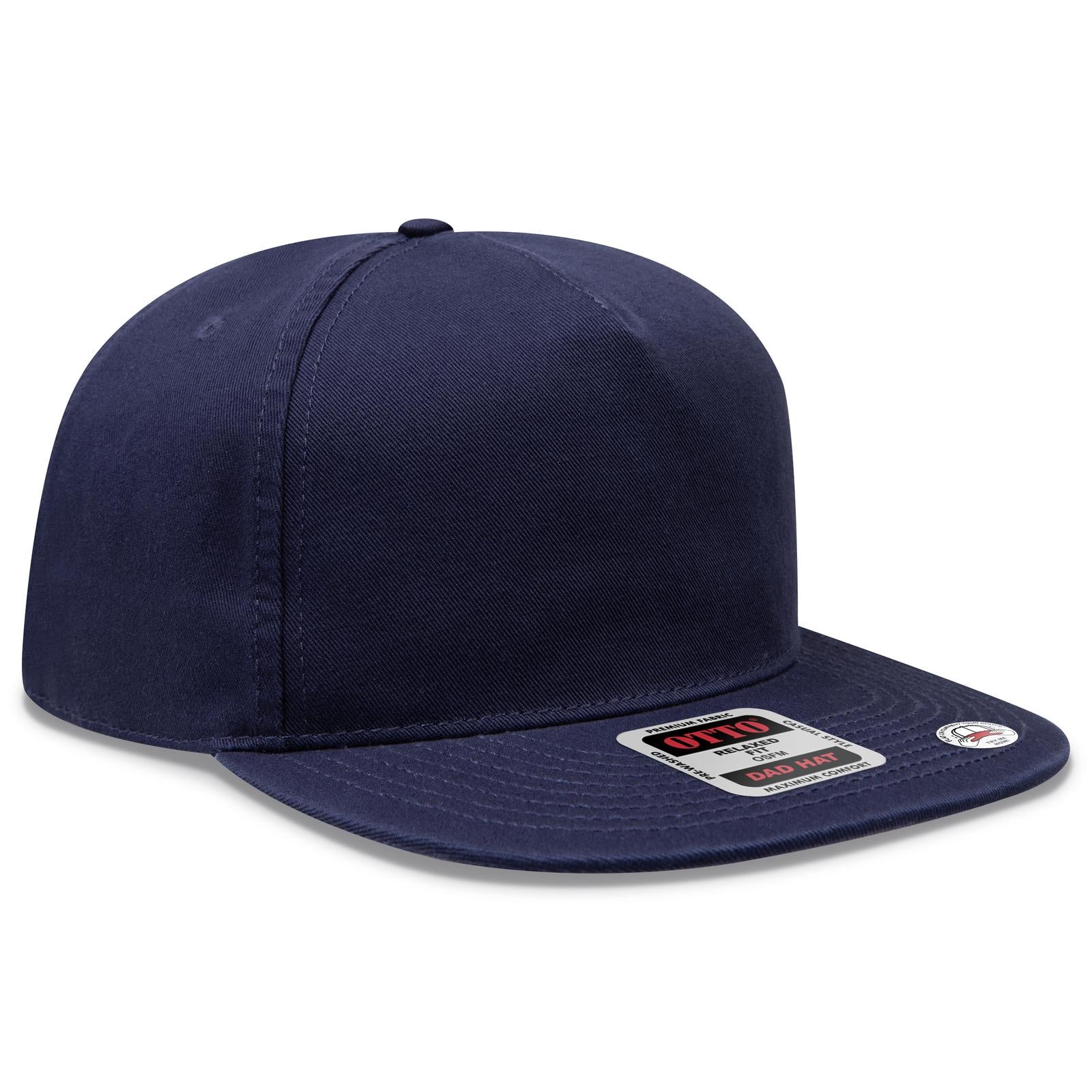 Custom Embroidered or DTF Printed - OTTO CAP® 5 Panel Low Profile Dad Hat