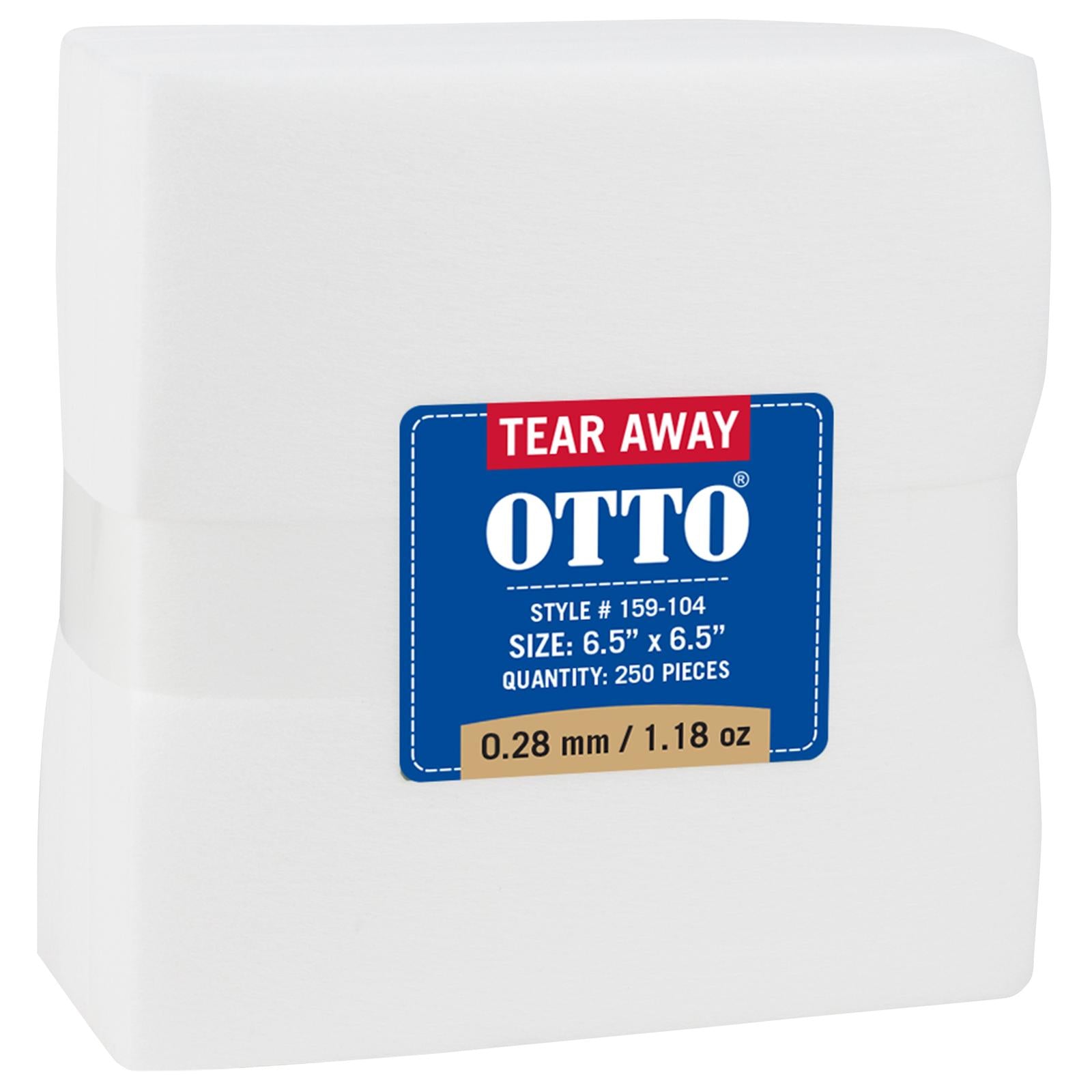 Custom Embroidered or DTF Printed - OTTO Embroidery Stabilizer Backing Tear Away Sheets