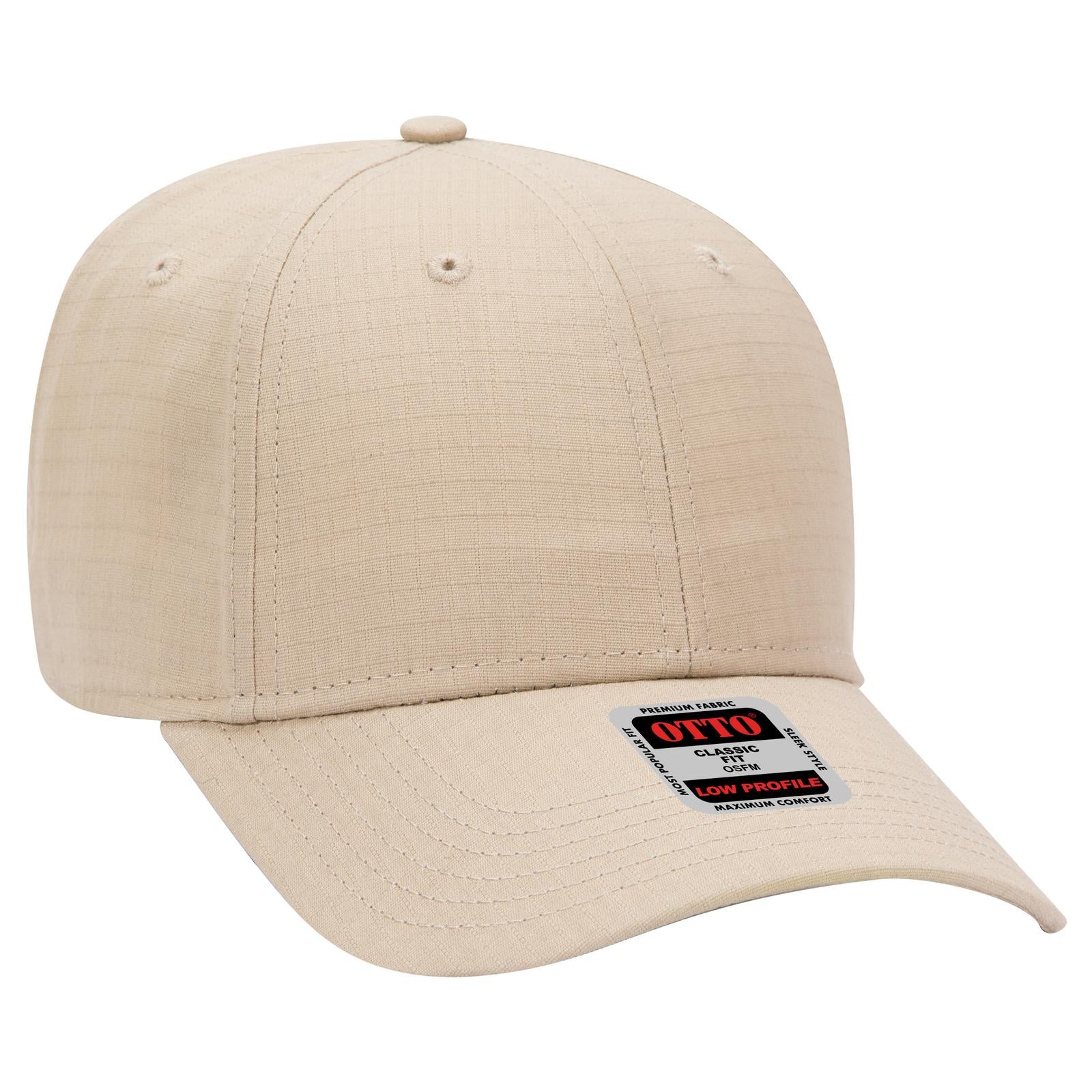 Custom Embroidered or DTF Printed - OTTO CAP® 6 Panel Low Profile Baseball Cap