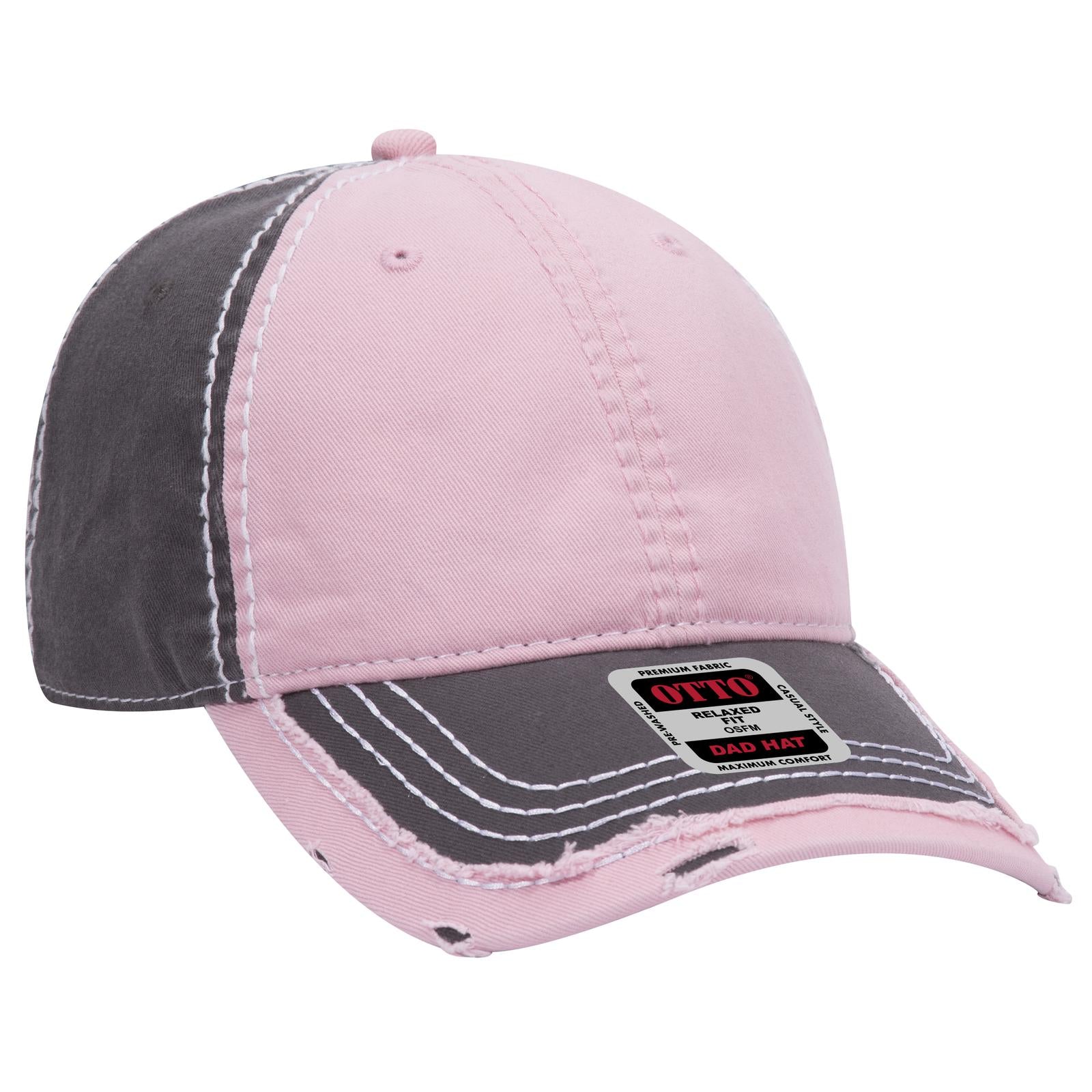 Custom Embroidered or DTF Printed - OTTO CAP® 6 Panel Low Profile Dad Hat
