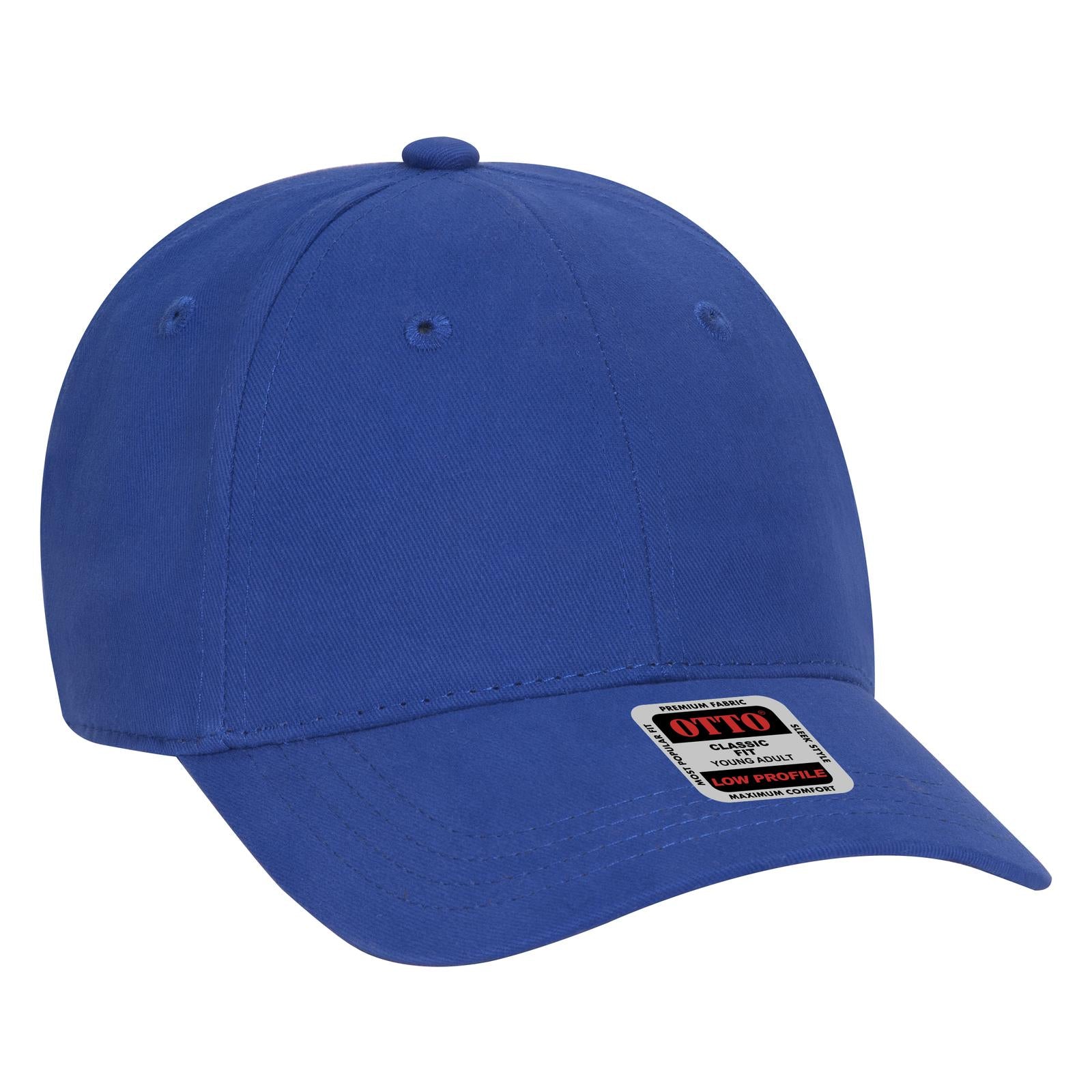 Custom Embroidered or DTF Printed - OTTO CAP® 6 Panel Low Profile Baseball Cap