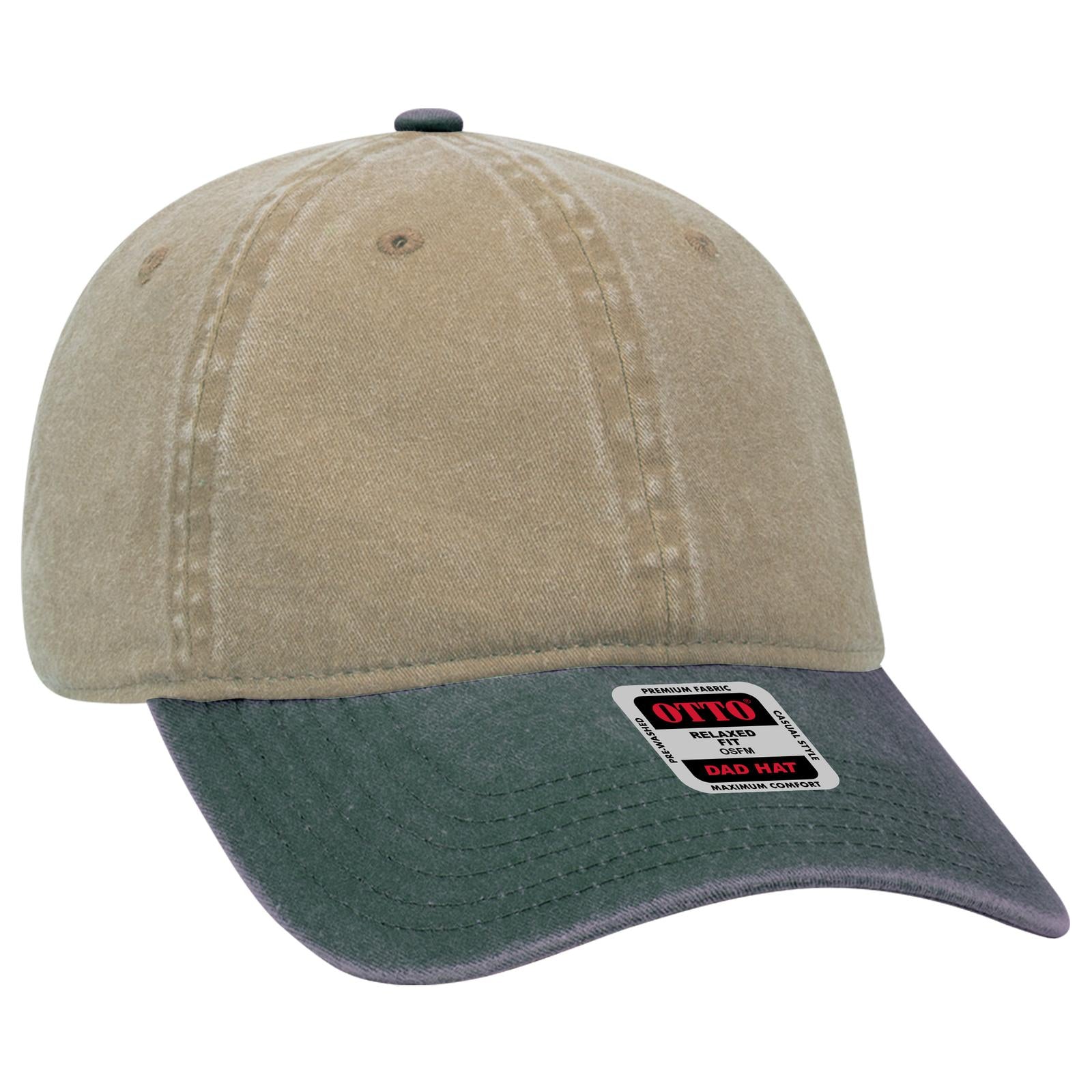 Custom Embroidered - OTTO CAP 6 Panel Low Profile Dad Hat