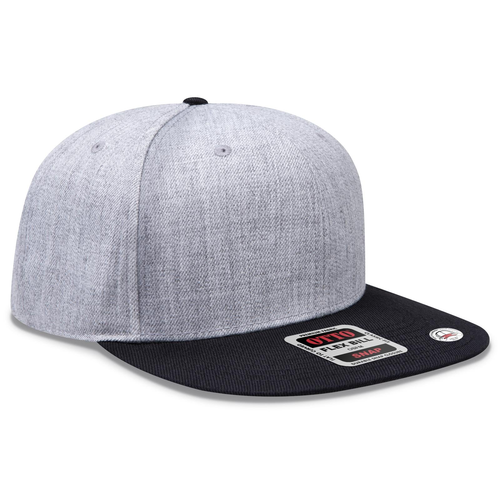 Custom Embroidered or DTF Printed - OTTO CAP® OTTO SNAP 6 Panel Pro Style Snapback Hat
