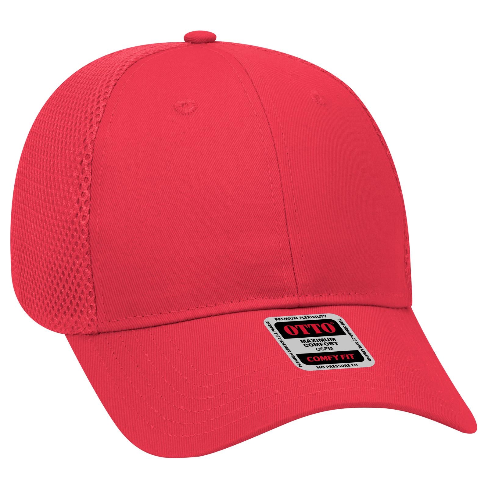Custom Embroidered or DTF Printed - OTTO CAP® OTTO COMFY FIT® 6 Panel Low Profile Baseball Cap