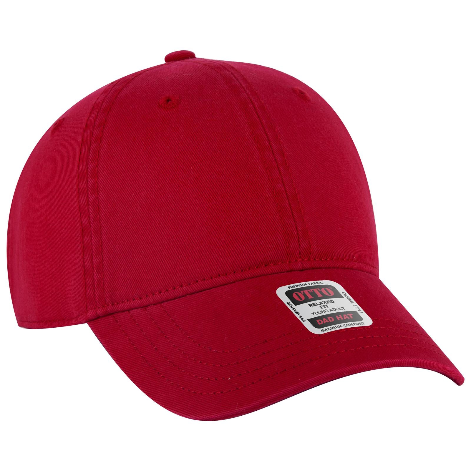 Custom Embroidered - OTTO CAP 6 Panel Low Profile Dad Hat