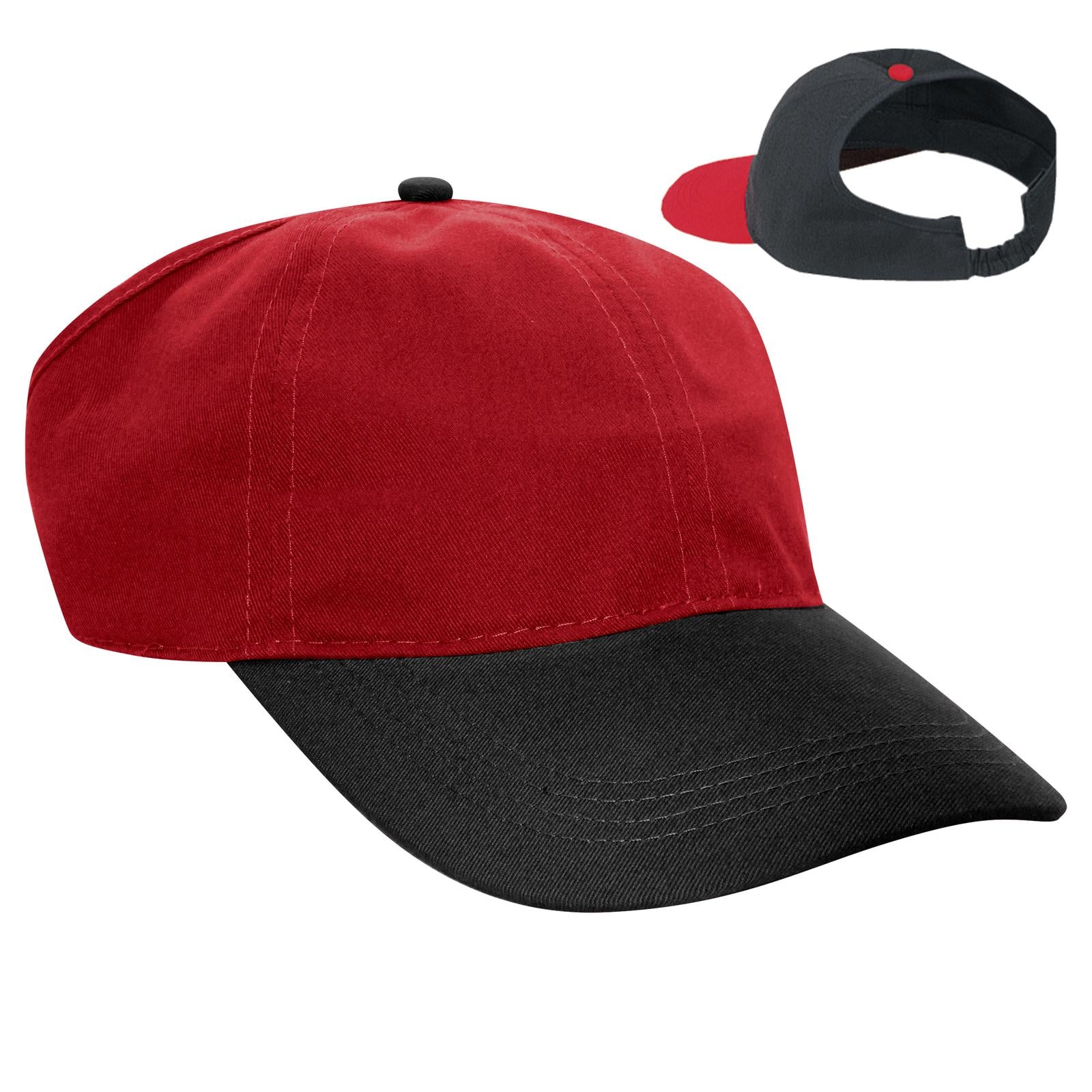 Custom Embroidered or DTF Printed - OTTO CAP® 4 Panel Ponytail Cap