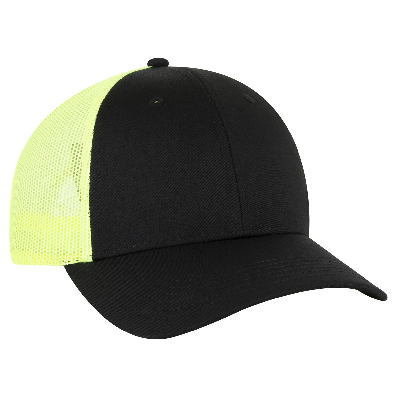 Custom Embroidered or DTF Printed - OTTO CAP® 6 Panel Low Profile Mesh Back Trucker Hat