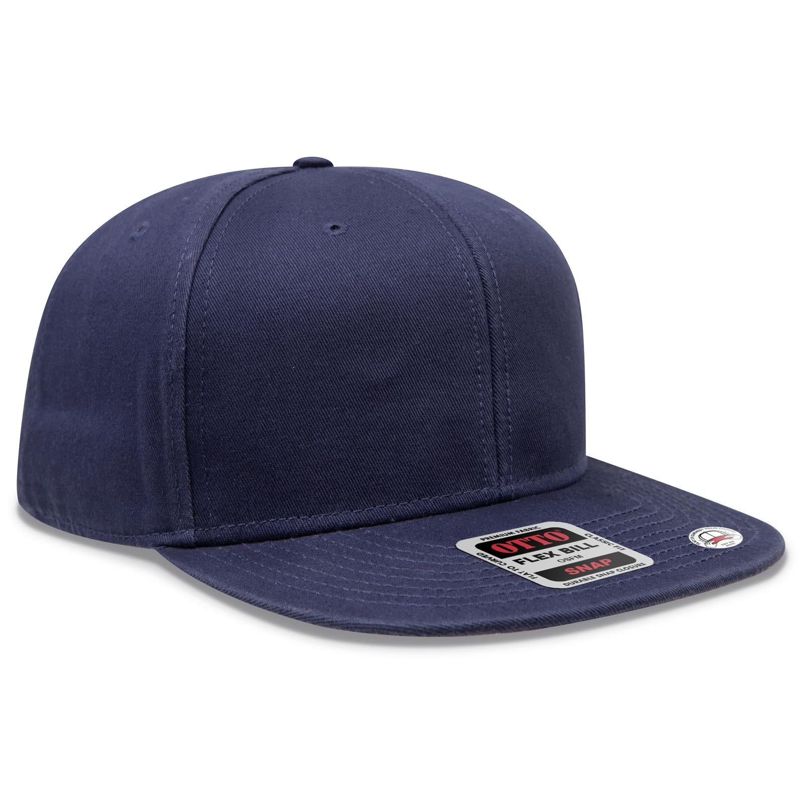 Custom Embroidered or DTF Printed - OTTO CAP® OTTO SNAP 6 Panel Pro Style Snapback Hat