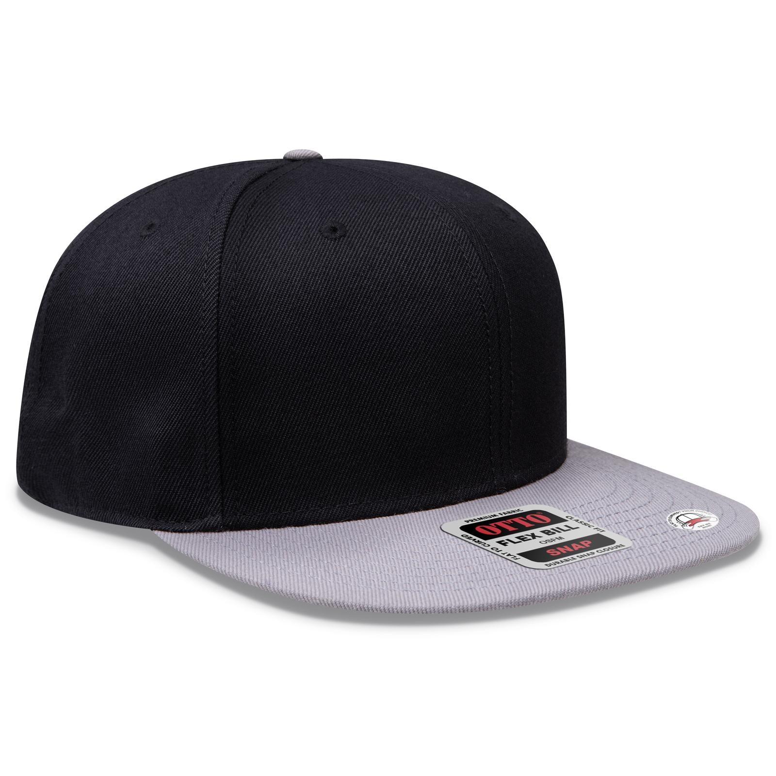Custom Embroidered or DTF Printed - OTTO CAP® OTTO SNAP 6 Panel Pro Style Snapback Hat