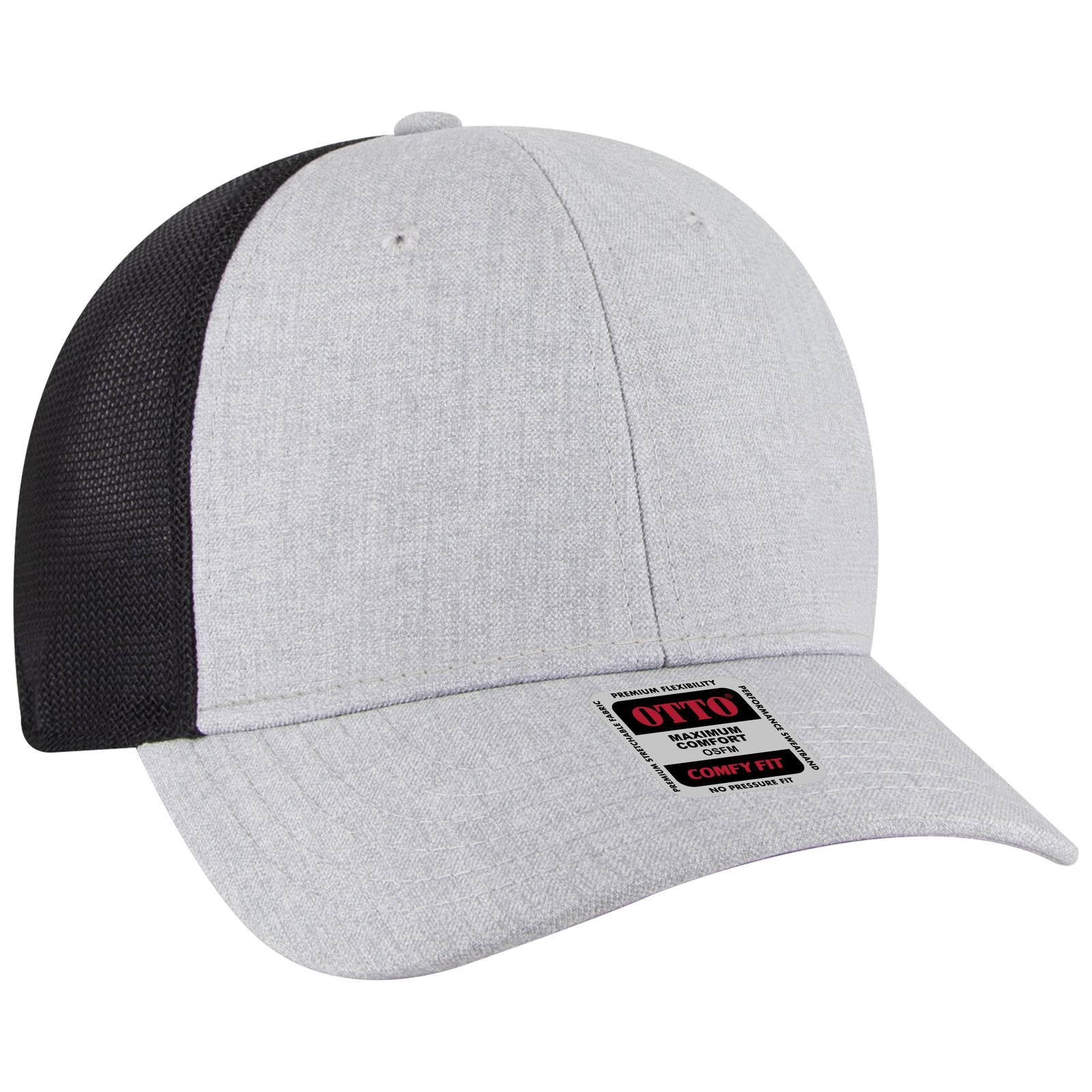Custom Embroidered or DTF Printed - OTTO CAP® OTTO COMFY FIT® 6 Panel Low Profile Mesh Back Trucker Hat
