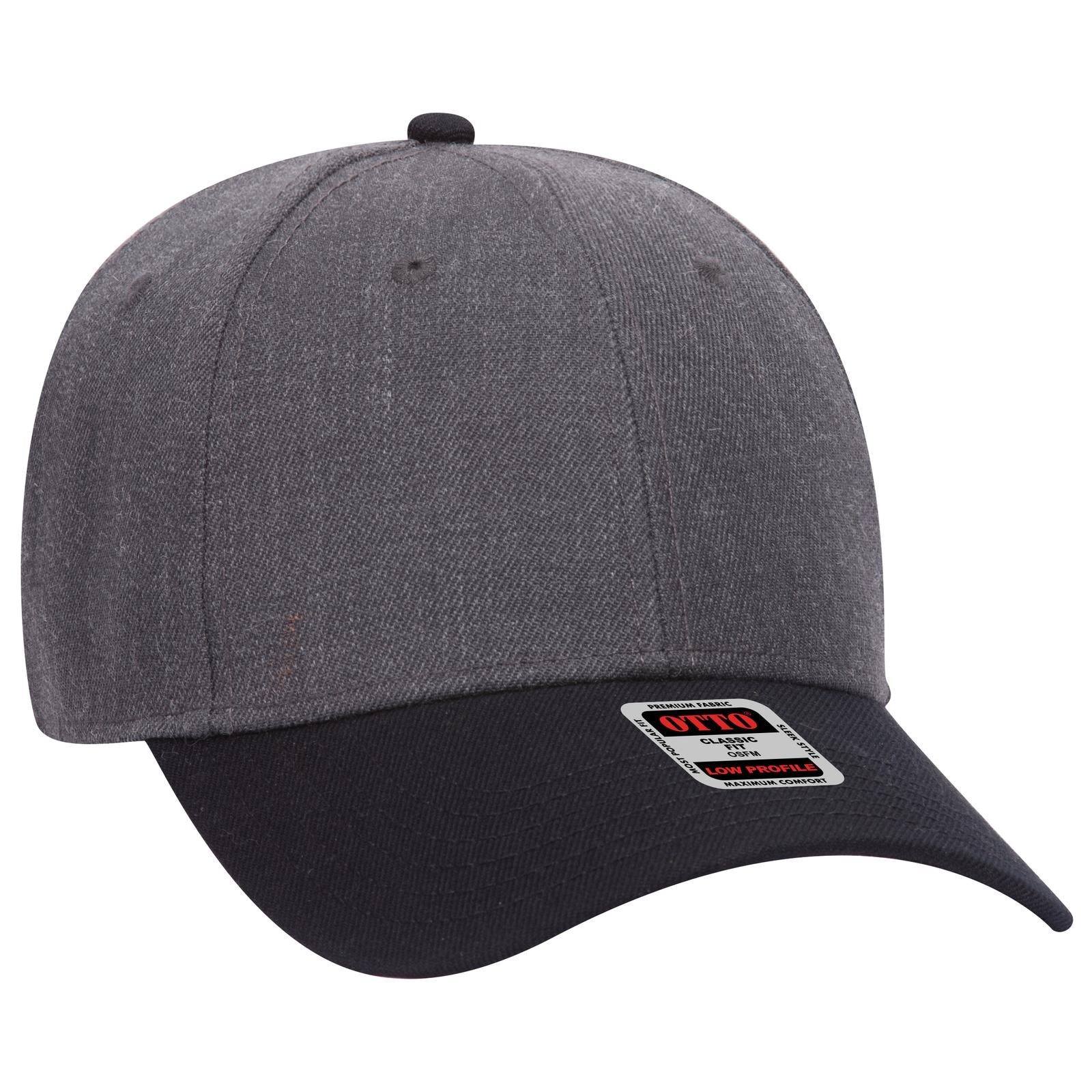 Custom Embroidered or DTF Printed - OTTO CAP® 6 Panel Low Profile Baseball Cap